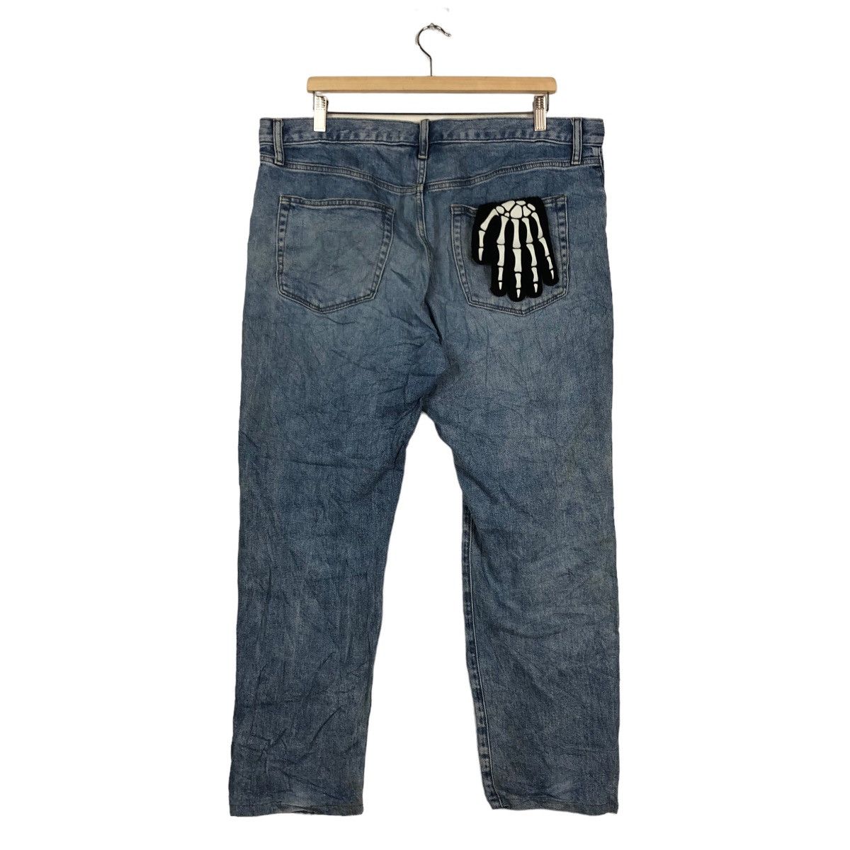 Japanese Brand 🔥RARE DISTRESSED DENIM UNIQLO JEANS JAPAN MADE ISSEY MIYAKE Size US 36 / EU 52 - 7 Thumbnail
