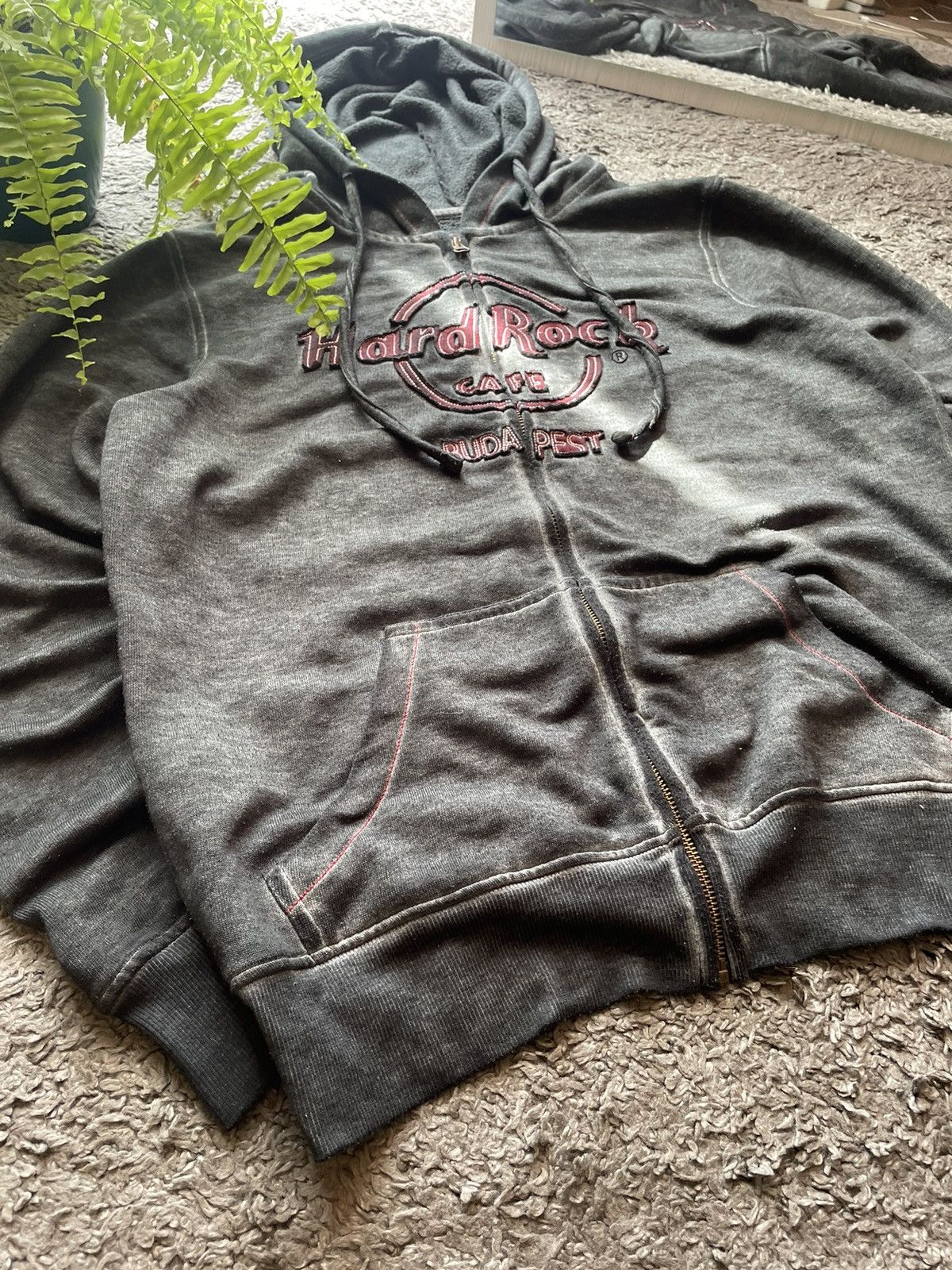 Hard Rock Cafe × Vintage Hard Rock Cafe Zip-Hoodie Streetwear Big Logo Rare Size US S / EU 44-46 / 1 - 5 Thumbnail