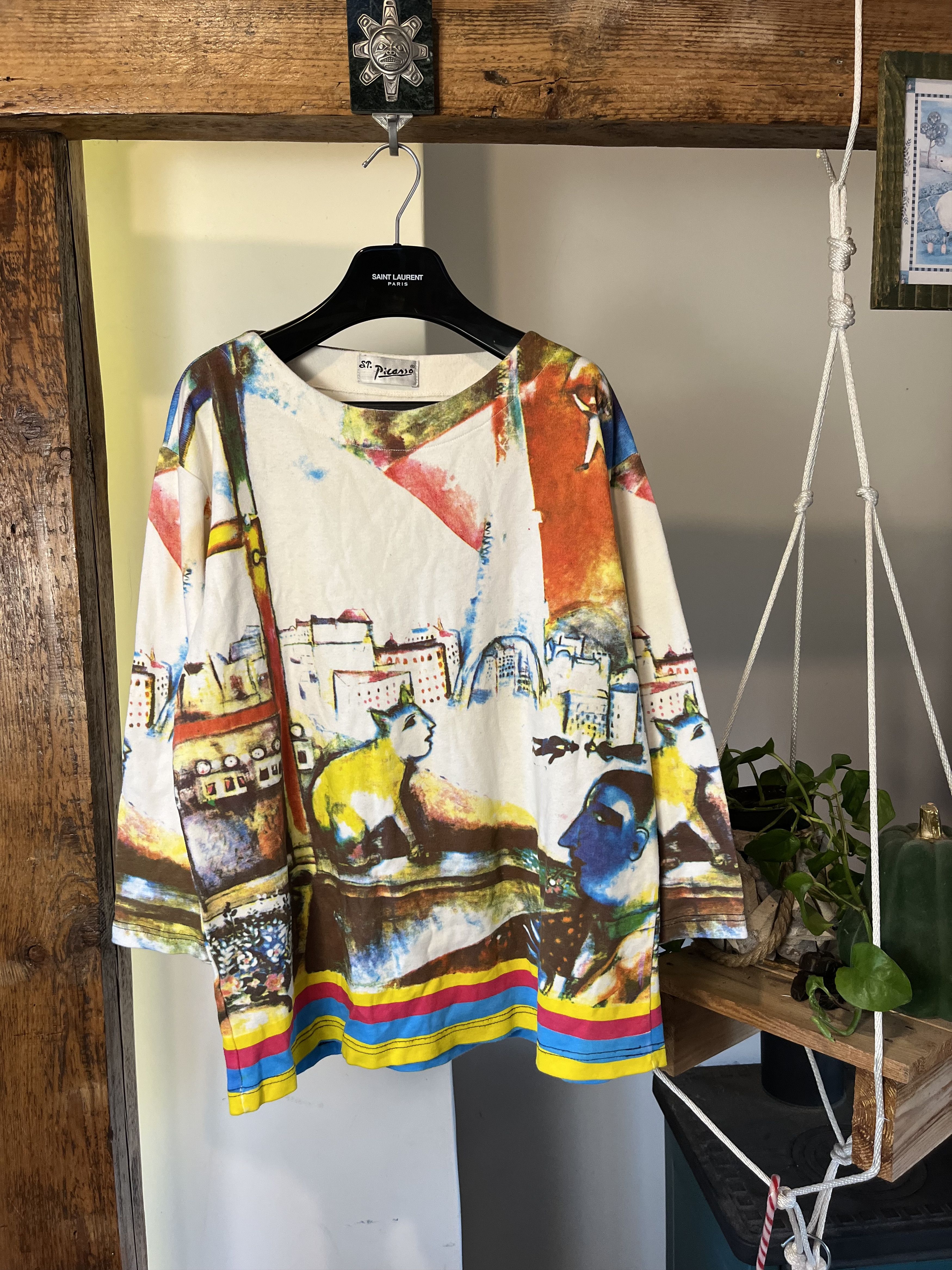 Other Vintage 90s Picasso Art Sweatshirt Size US M / EU 48-50 / 2 - 1 Thumbnail