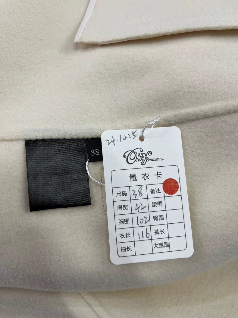 Loro Piana LORO PIANA White cashmere coat Size XS / US 0-2 / IT 36-38 - 6 Thumbnail
