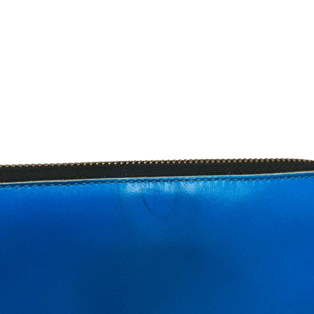 Wallet Round Zip Long Wallet Plain Blue
