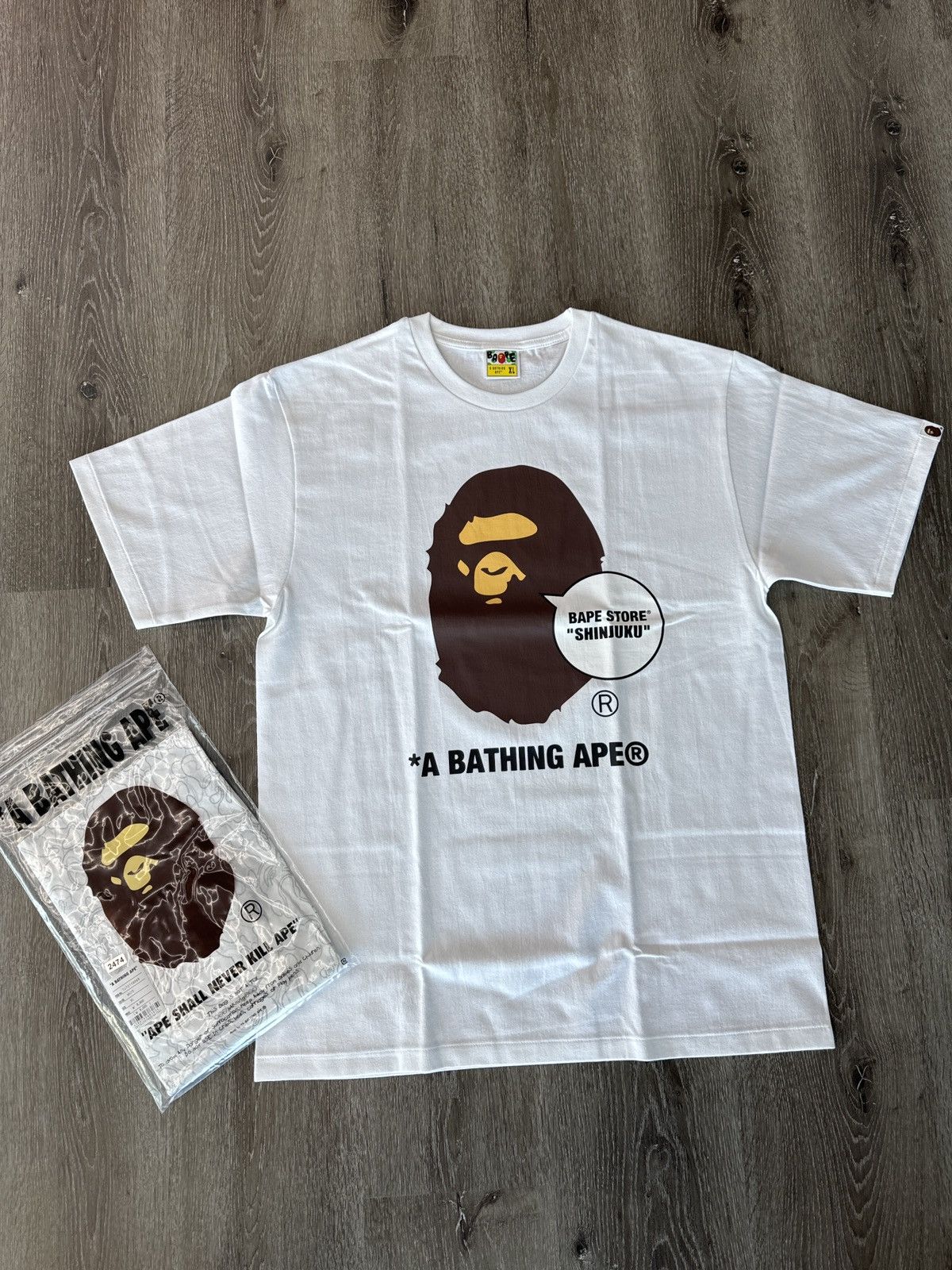 Bape BAPE “Store Isetan” Ape Head Tee | Grailed