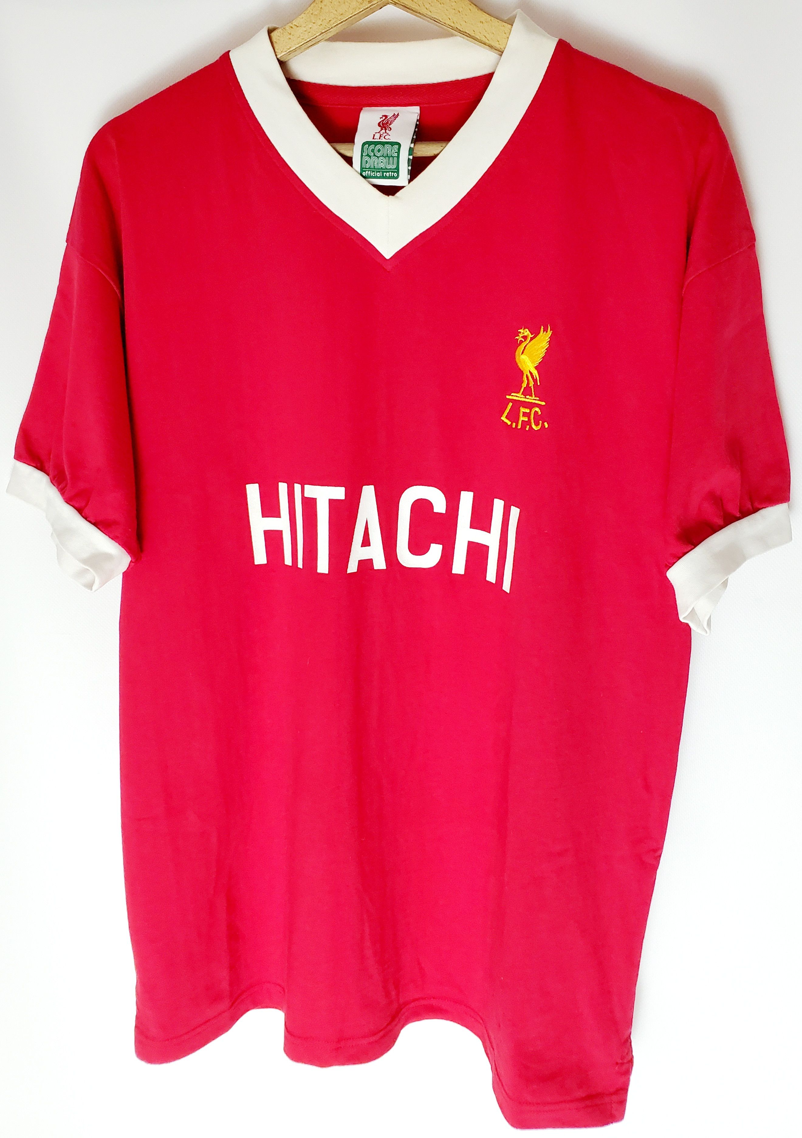 Vintage Liverpool 1979-82 Jersey Retro Replica Score Draw perfect Size US L / EU 52-54 / 3 - 1 Thumbnail