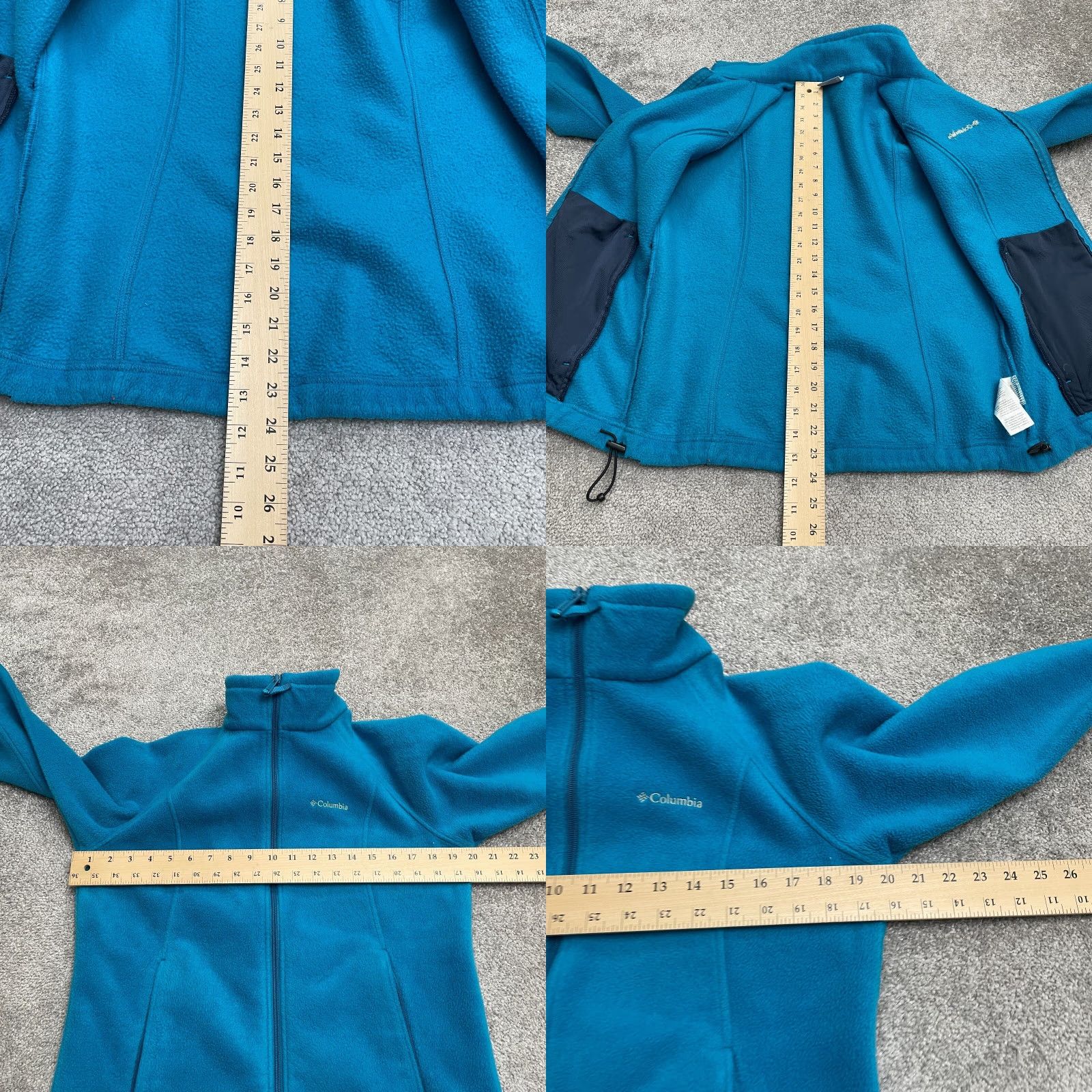 Vintage Columbia Benton Springs Fleece Jacket Womens Medium Blue Full Zip Outdoor Hiking Size M / US 6-8 / IT 42-44 - 8 Thumbnail