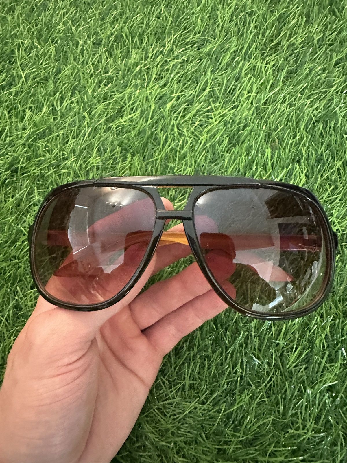 Gucci Gucci double G stripe sunglasses Size ONE SIZE - 3 Thumbnail