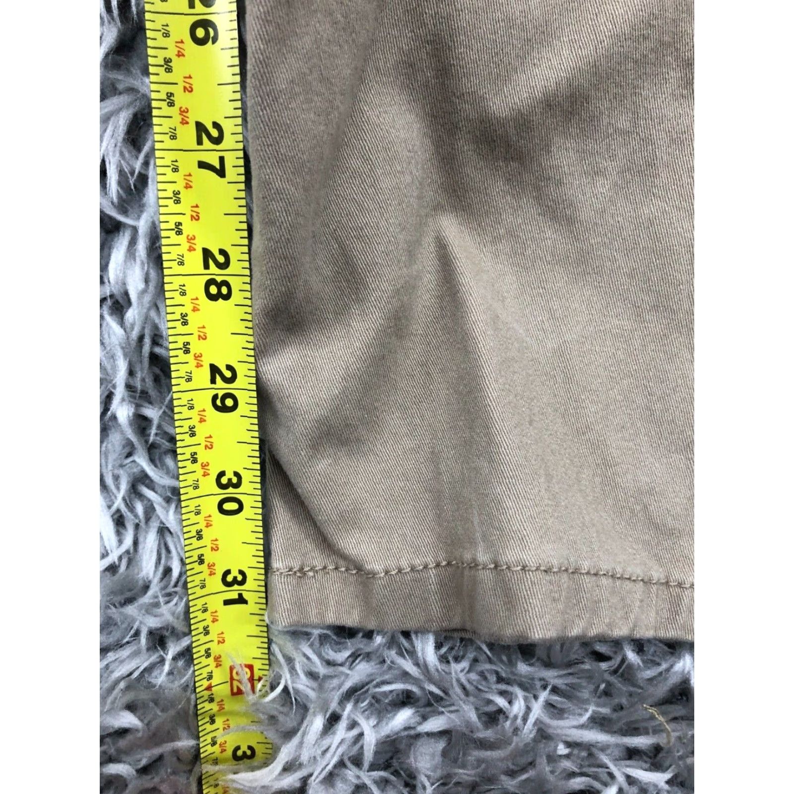 Vintage Urban Pipeline Relaxed Straight Chino Pants 33x32 Mens Beige Medium Wash Size US 33 - 3 Thumbnail