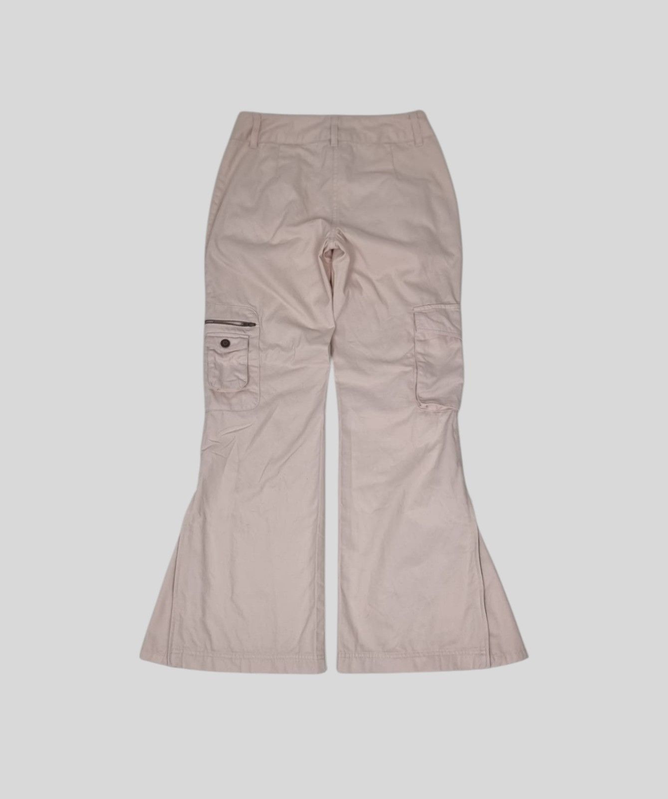 Japanese Brand × Vintage vintage wideleg pink pants XS S womens cargo bells Size 26" / US 2 / IT 38 - 2 Thumbnail