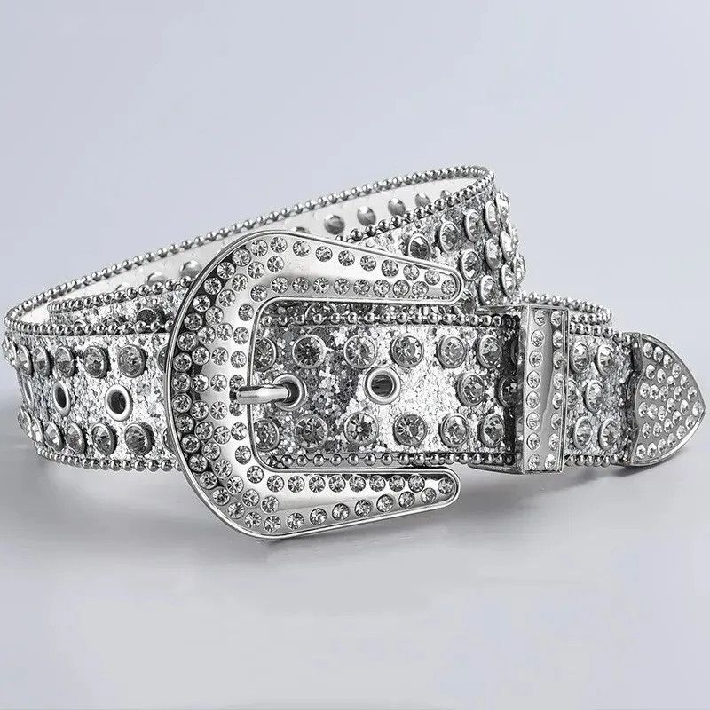 Japanese Brand rhinestone bling bling belt Size ONE SIZE - 1 Thumbnail