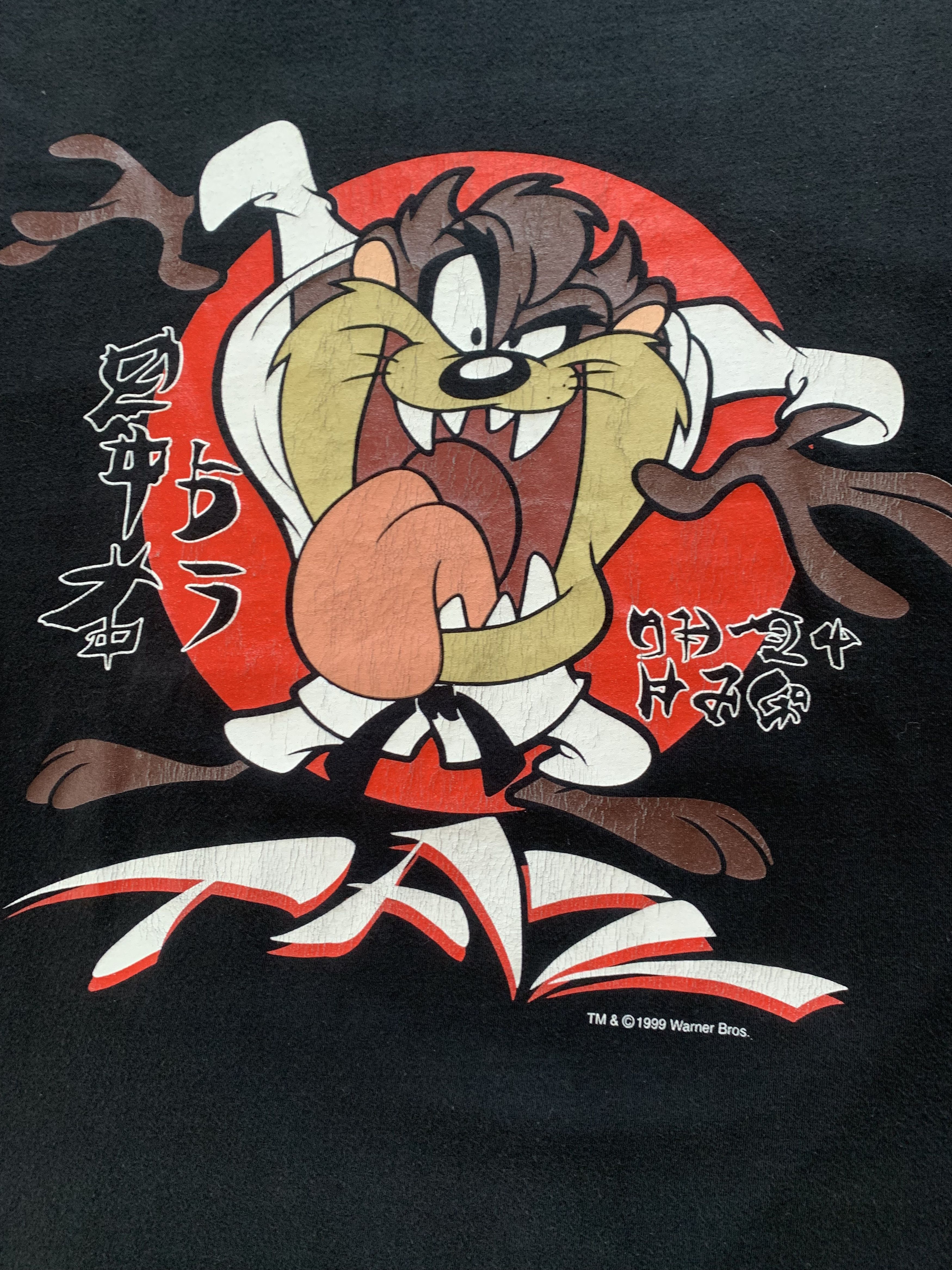 Cartoon Network × Vintage × Warner Bros Rare Warner Bros Looney Tunes TAZ T Shirt 1999 Size US M / EU 48-50 / 2 - 4 Thumbnail