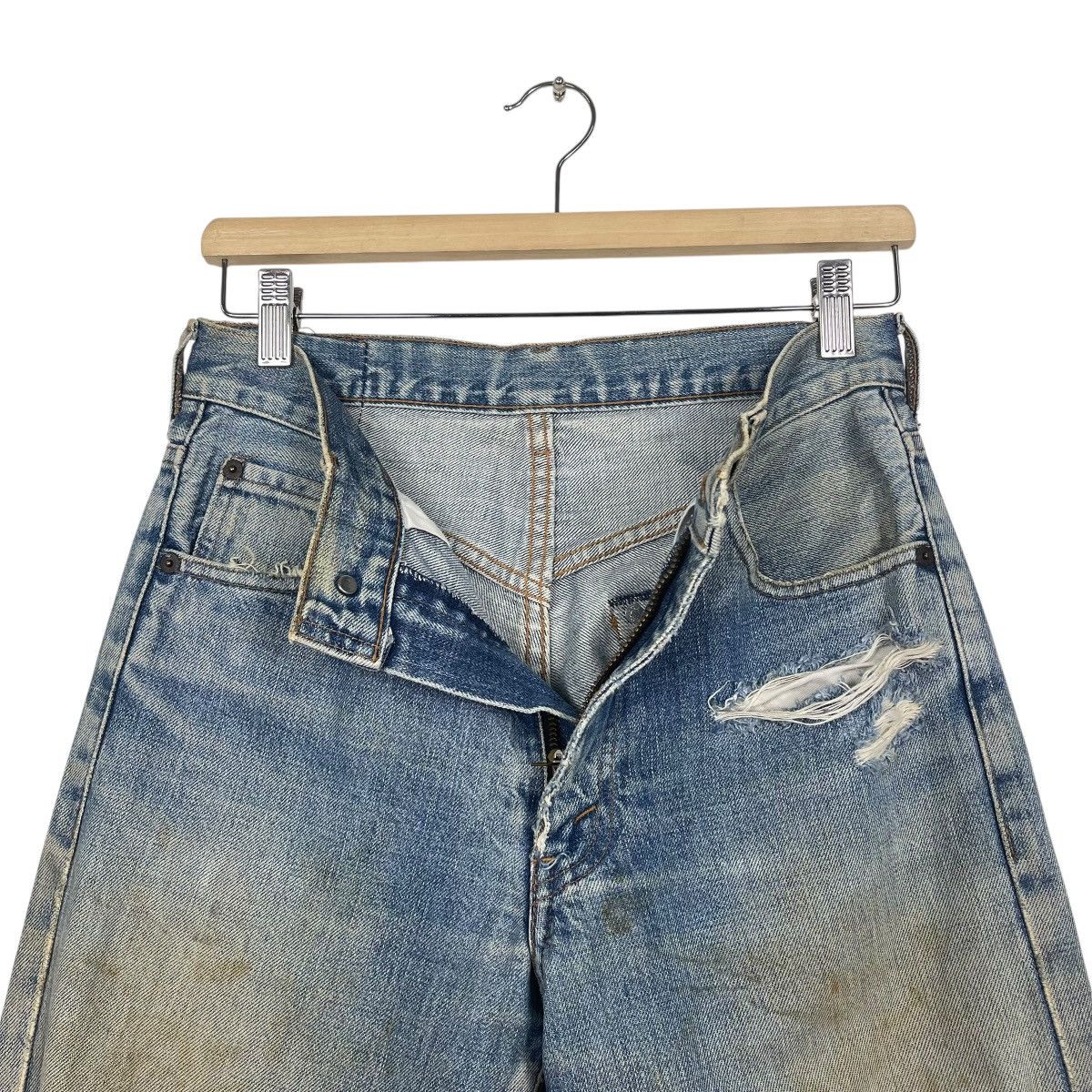 Levi's Vintage Levis Big E Made In Japan Trasher Button Fly Denim Size US 28 / EU 44 - 15 Thumbnail