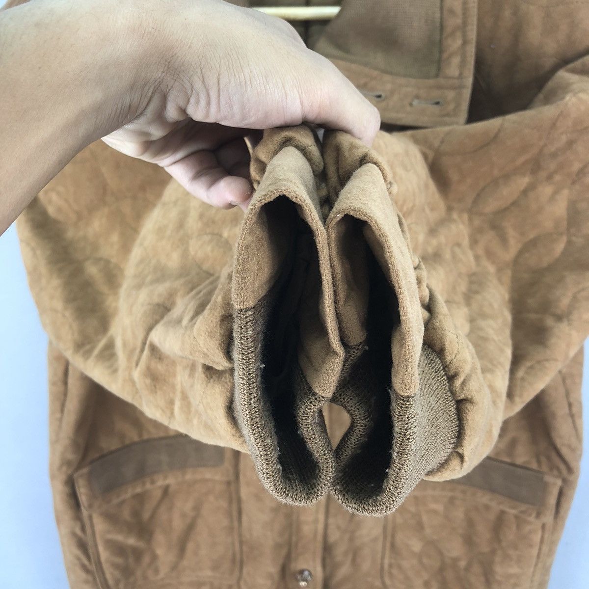 Japanese Brand Vintage Double Pocket Quilted Button Up Jacket Size L / US 10 / IT 46 - 10 Thumbnail