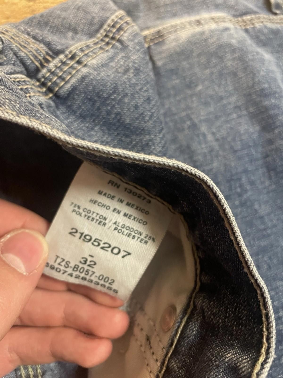 Lee Vintage LEE Jorts Men's 32 Blue Denim Loose Carpenter Shorts Size US 32 / EU 48 - 5 Thumbnail