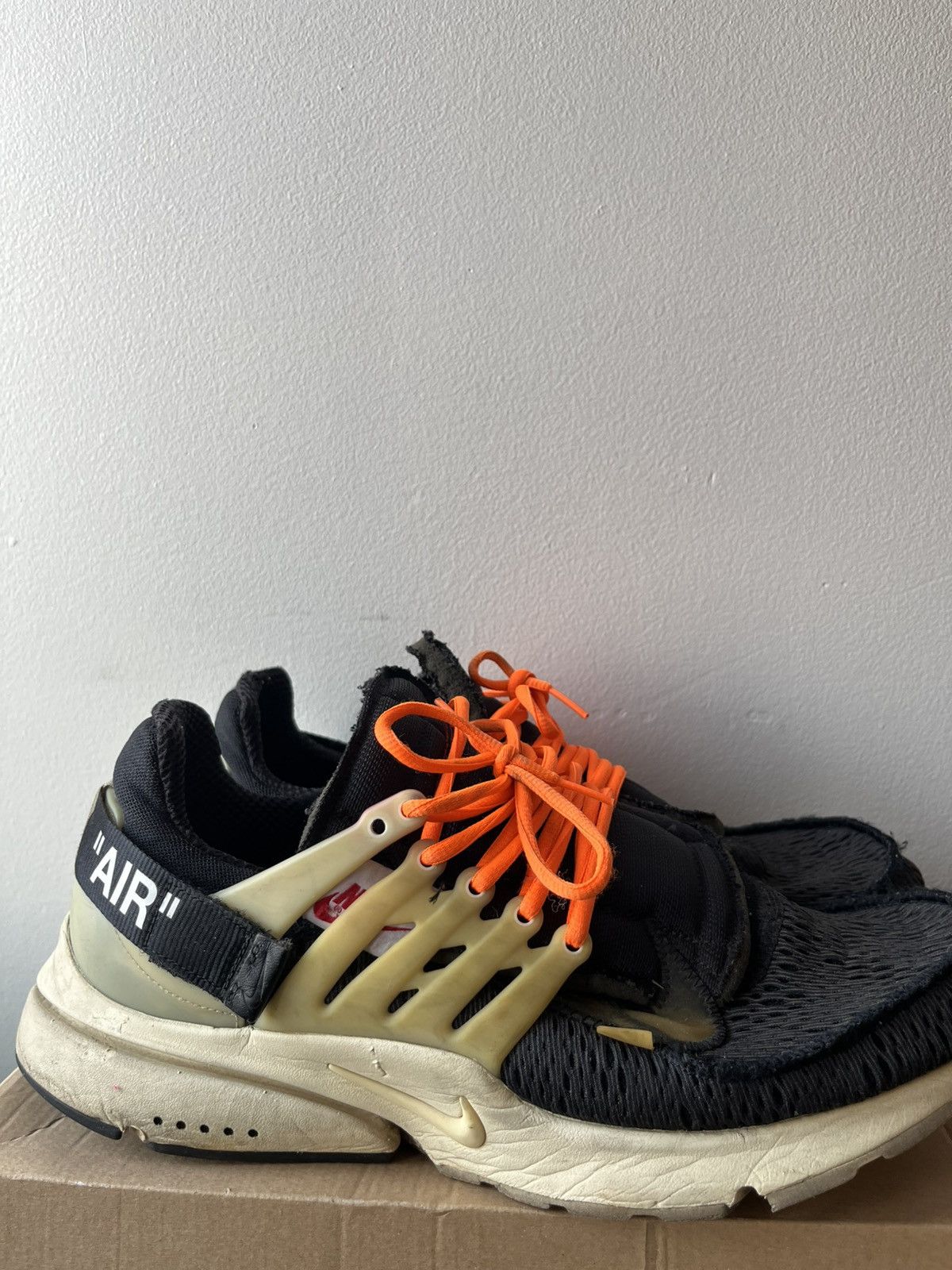 Nike × Off-White Nike Presto Off White Virgil Abloh Size US 14 / EU 47 - 8 Thumbnail