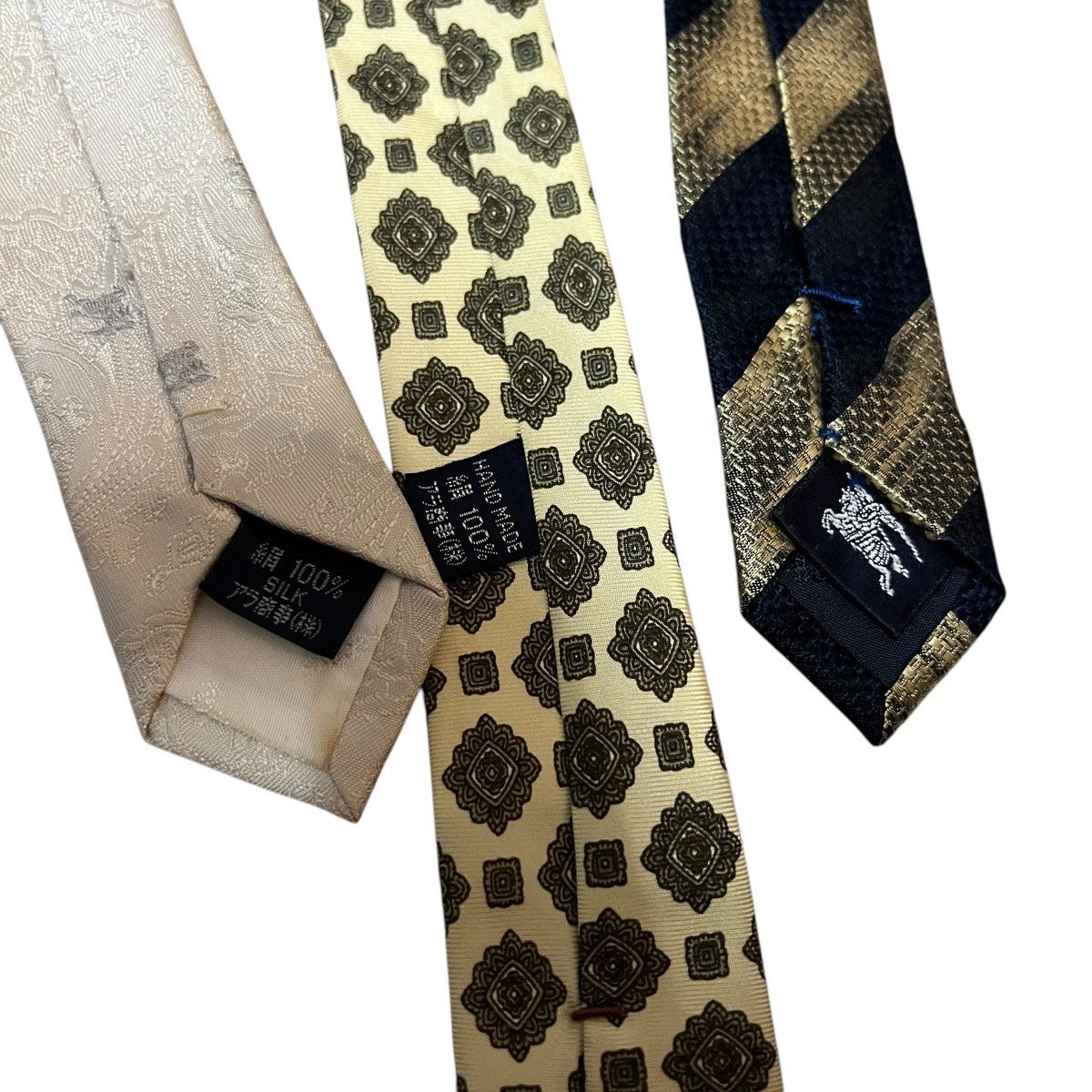 Burberry × Designer Burberry Italian Silk Tie Lot of 3 Size ONE SIZE - 8 Thumbnail