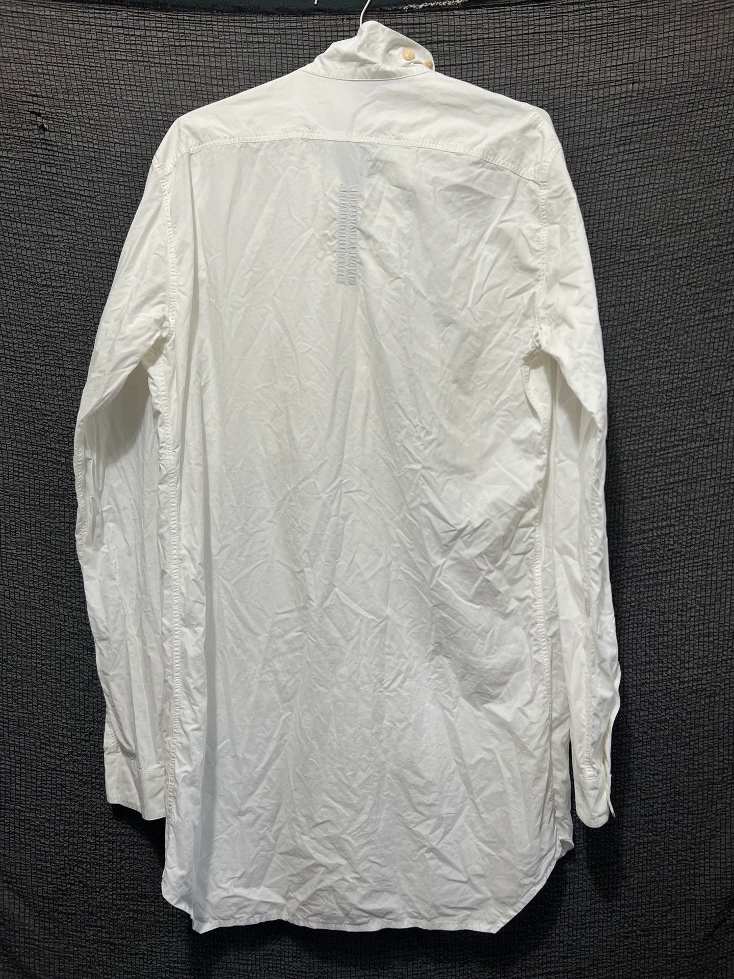 Rick Owens Rick Owens F/W14 Moody Asymmetric Collar Tank Shirt - Rare Size US L / EU 52-54 / 3 - 4 Thumbnail