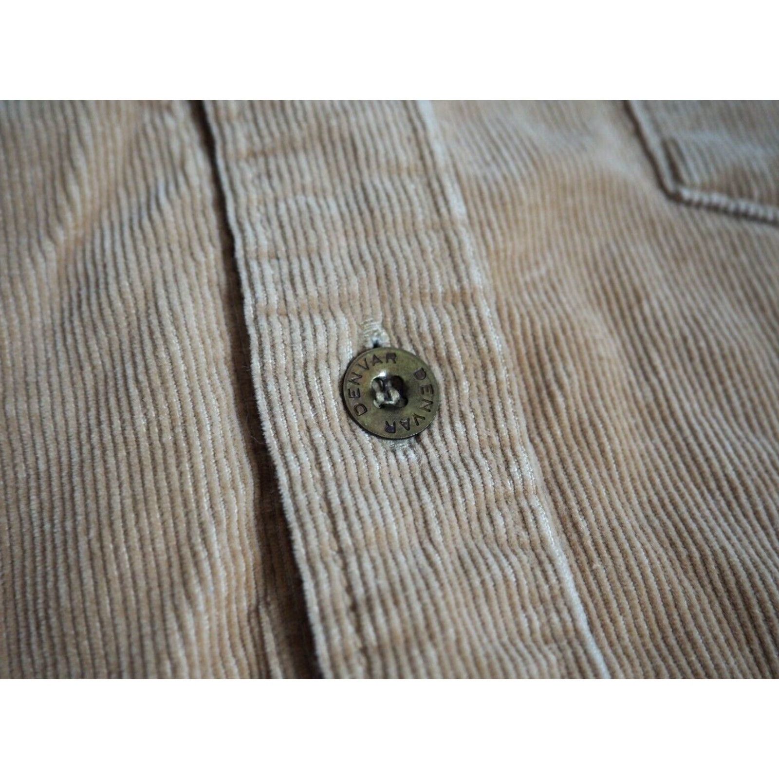 Vintage VTG 60s Denvar Beige Tan Corduroy Western Cowboy Pocket Button Shirt Mens L EUC Shirt Western Mens L Beige 1960s Rockabilly Corduroy Denvar Size US L / EU 52-54 / 3 - 6 Thumbnail