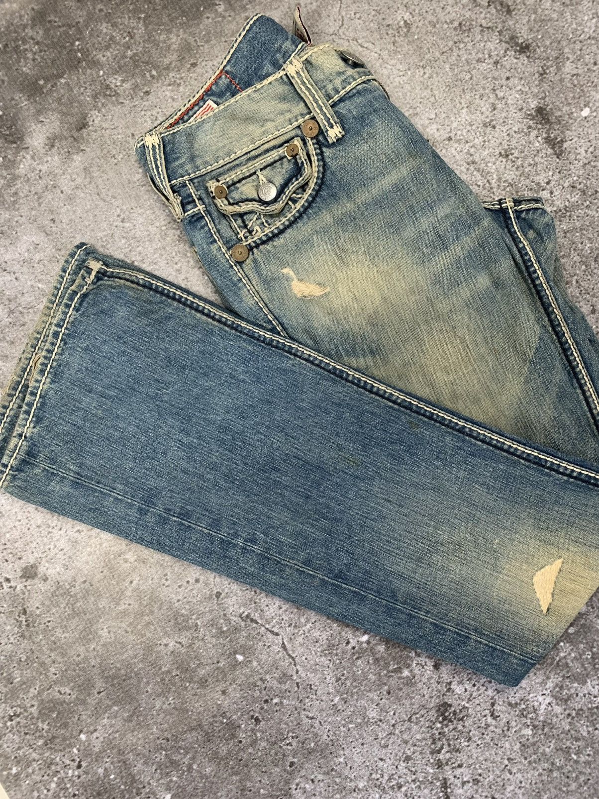 True Religion True Religion Y2k Flared Jeans Size US 30 / EU 46 - 9 Thumbnail