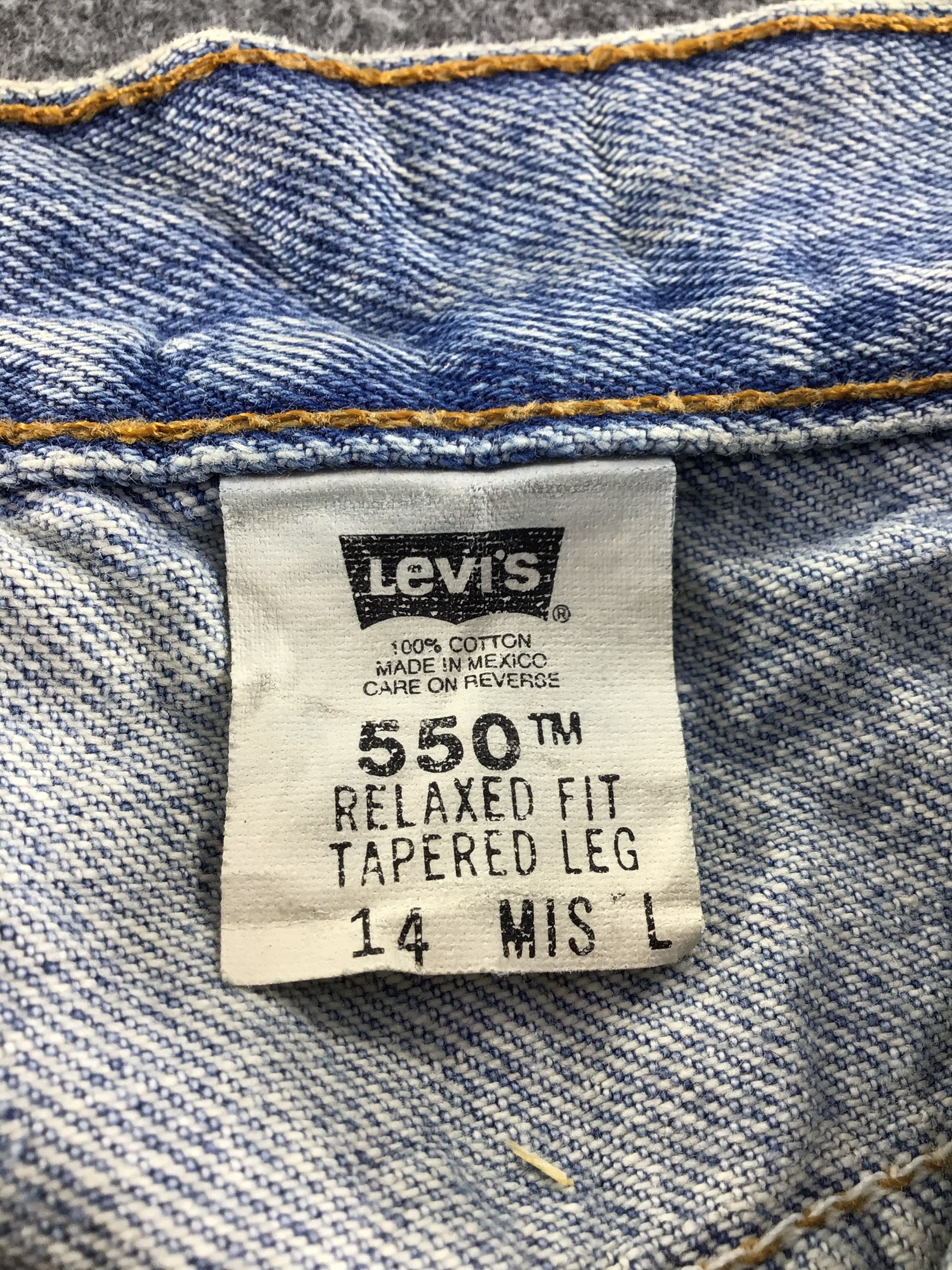 Levi's Vintage Levis 550 Jeans Medium Wash Denim -J551 Size US 32 / EU 48 - 9 Thumbnail