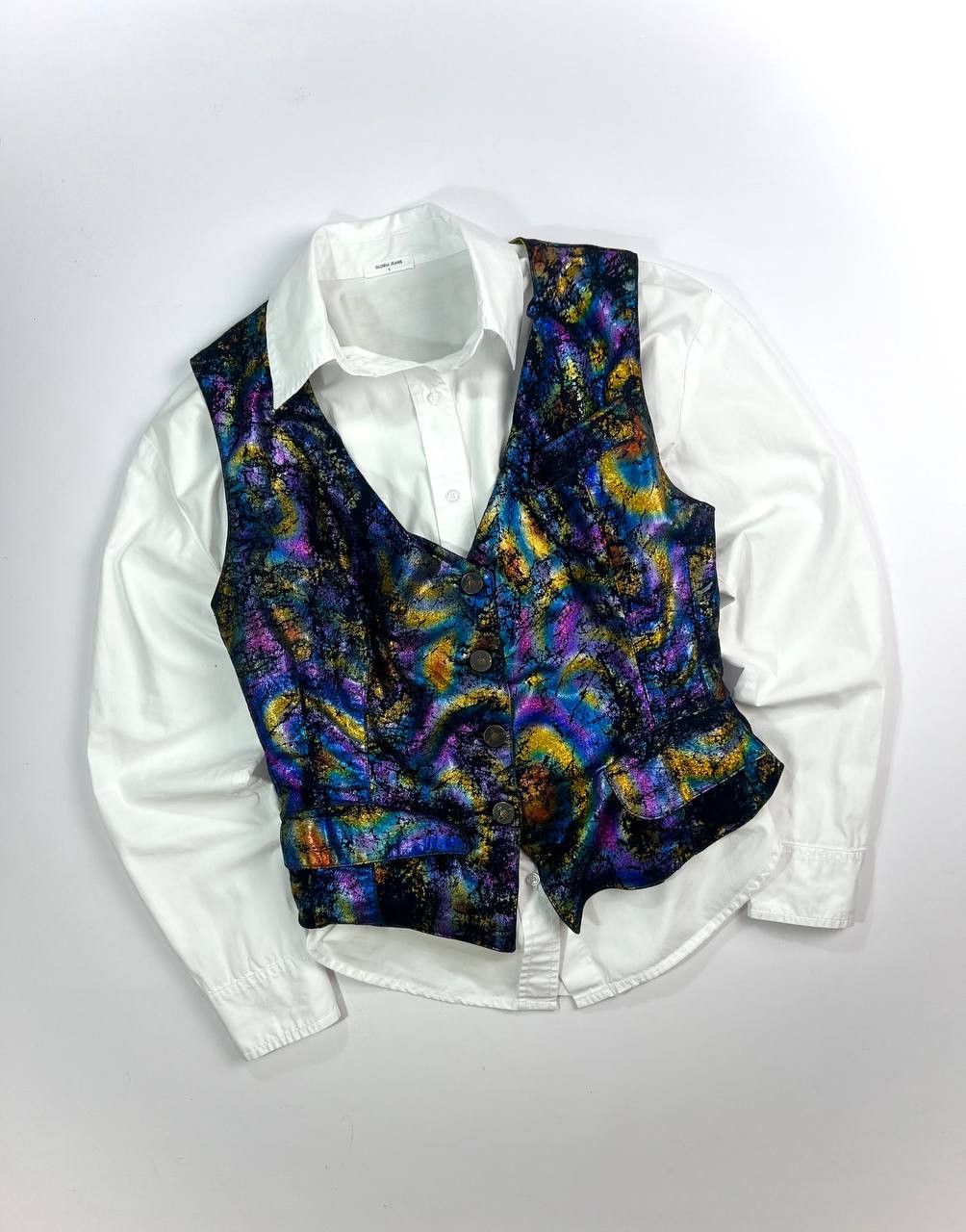 Lee × Vivienne Westwood Rare Vivienne Westwood x Lee Drunk Waistcoat Multicolor Size S / US 4 / IT 40 - 2 Thumbnail