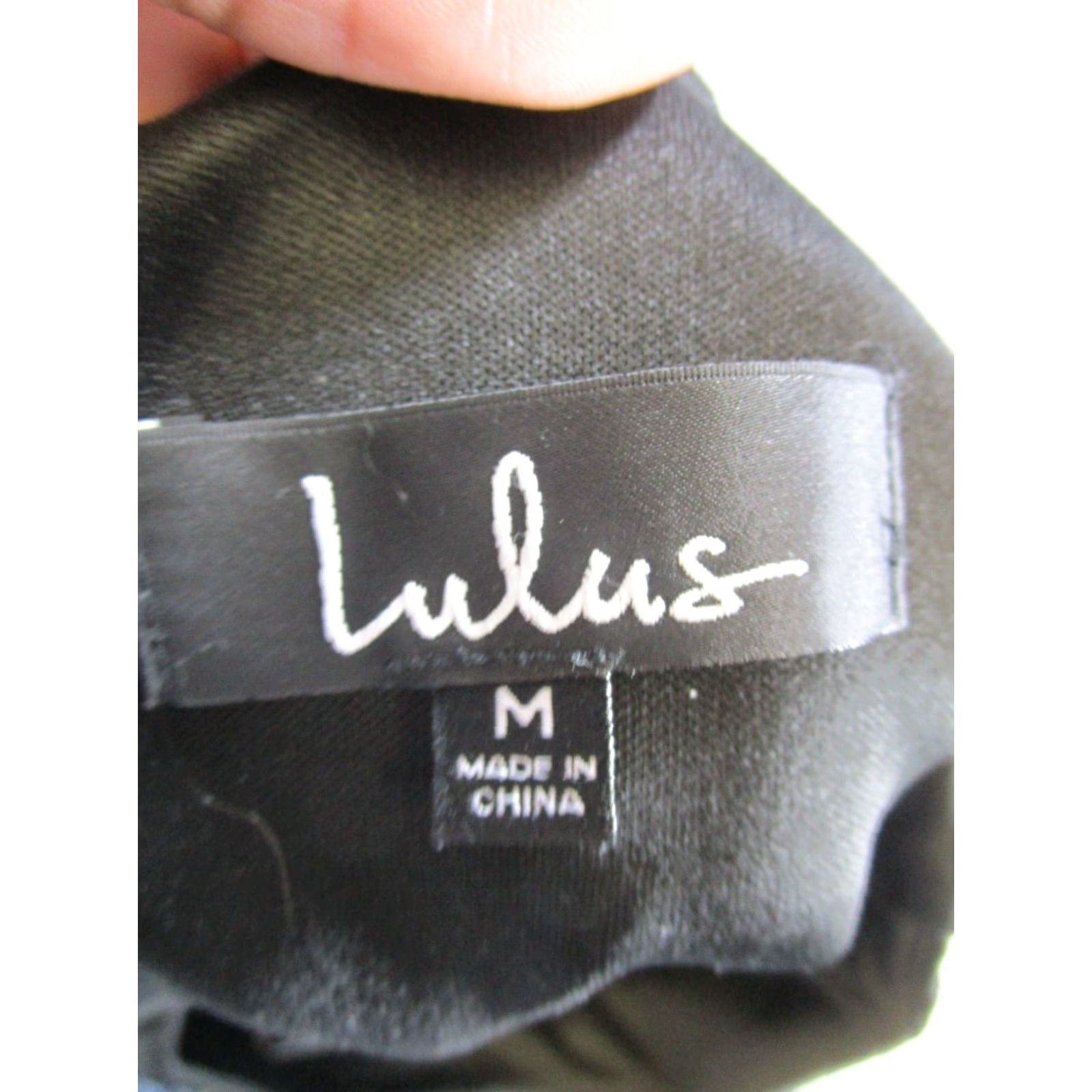 Lulus Lulus Dress Women's A-Line Knee Length Black Rayon Sleeveless Round Neck Zip Lined Formal Party Wedding Medium Size M / US 6-8 / IT 42-44 - 5 Thumbnail