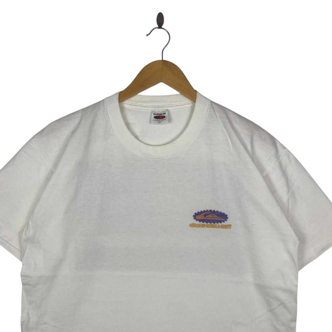 Quiksilver Vintage 90’ QUIKSILVER SURF WAVE Backhit Artwork Tee Shirt Size US L / EU 52-54 / 3 - 3 Thumbnail