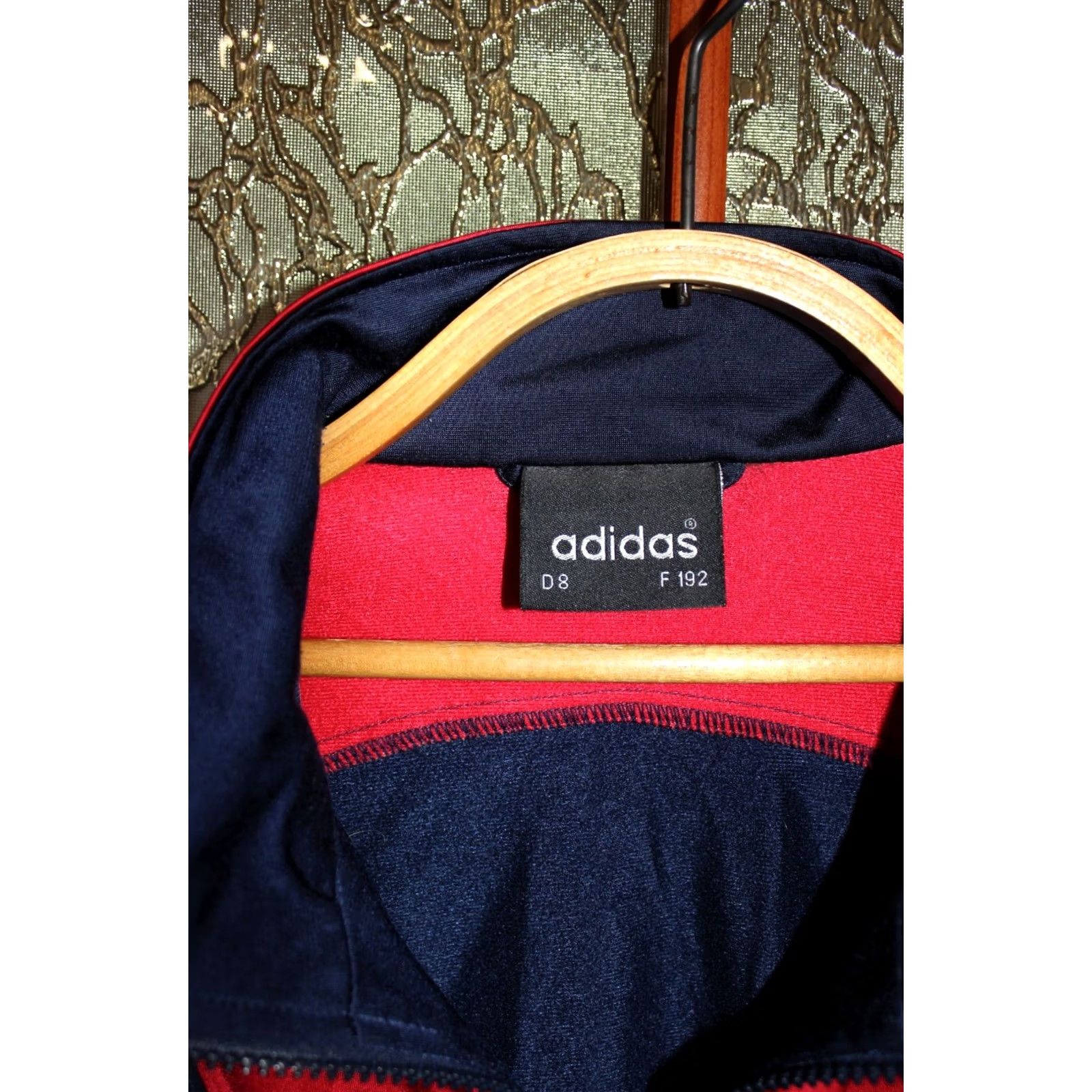 Adidas VINTAGE adidas Track Jacket Unisex Adults XXL Red/Blue 1990s Zip Sleeve Long Regular Autumn Spring Summer Winter All Seasons D8-F192 Size US XXL / EU 58 / 5 - 2 Thumbnail
