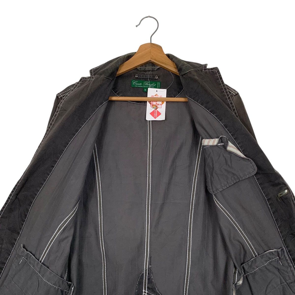 Japanese Brand Create Barefoot Casual Jacket Size US S / EU 44-46 / 1 - 12 Thumbnail