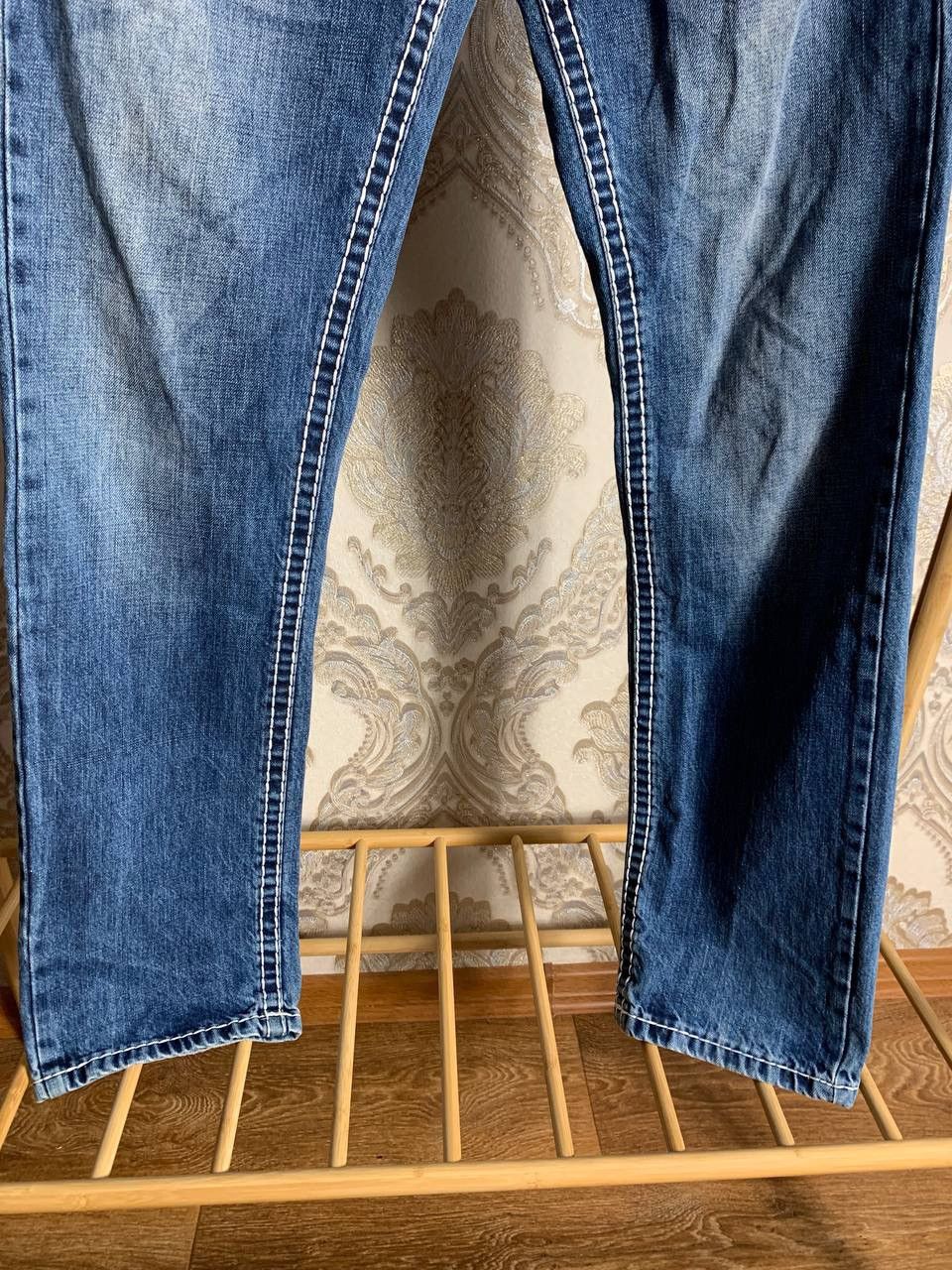 True Religion VINTAGE TRUE RELIGION DENIM JEANS DESIGNER RETRO Y2K 90s USA Size US 32 / EU 48 - 4 Thumbnail