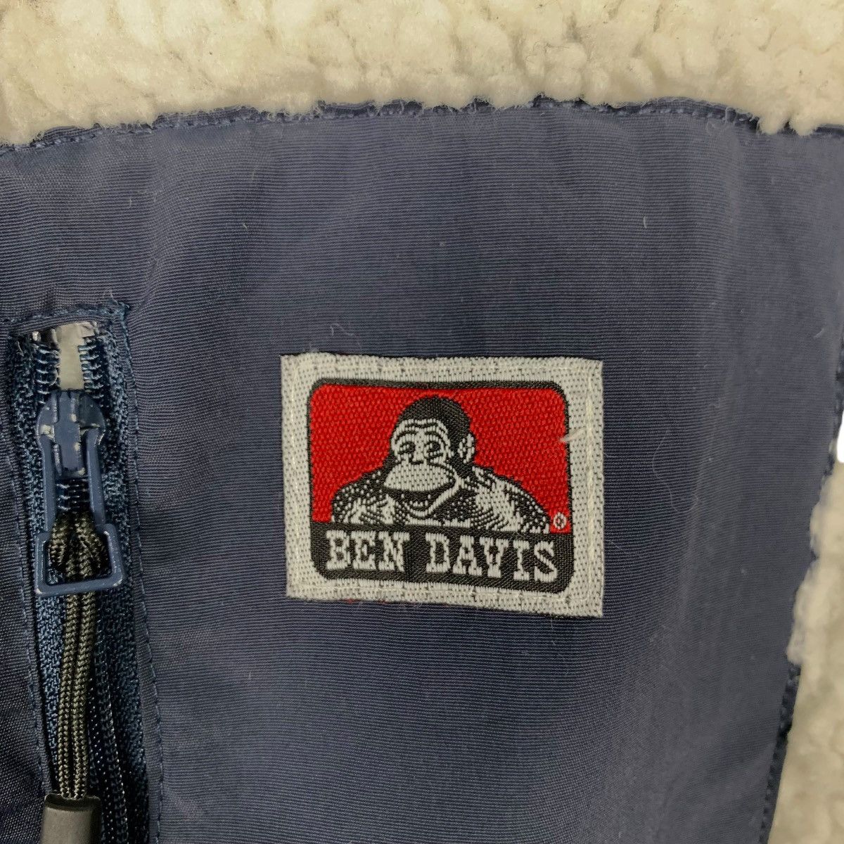 Ben Davis BEN DAVIS Deep Pile White Fleece Jacket #1998-C87 Size US L / EU 52-54 / 3 - 15 Thumbnail