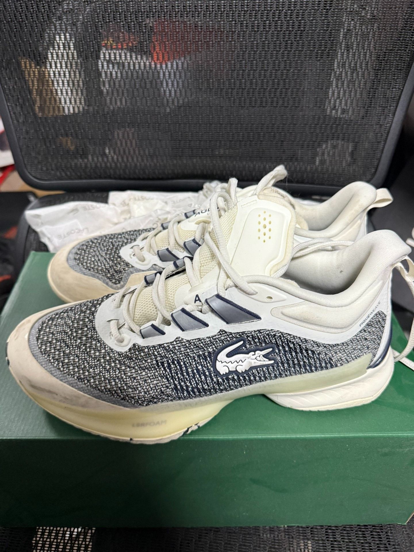 Lacoste Lacoste AG-LT23 Ultra Tennis Shoes Size US 10 / EU 43 - 1 Thumbnail