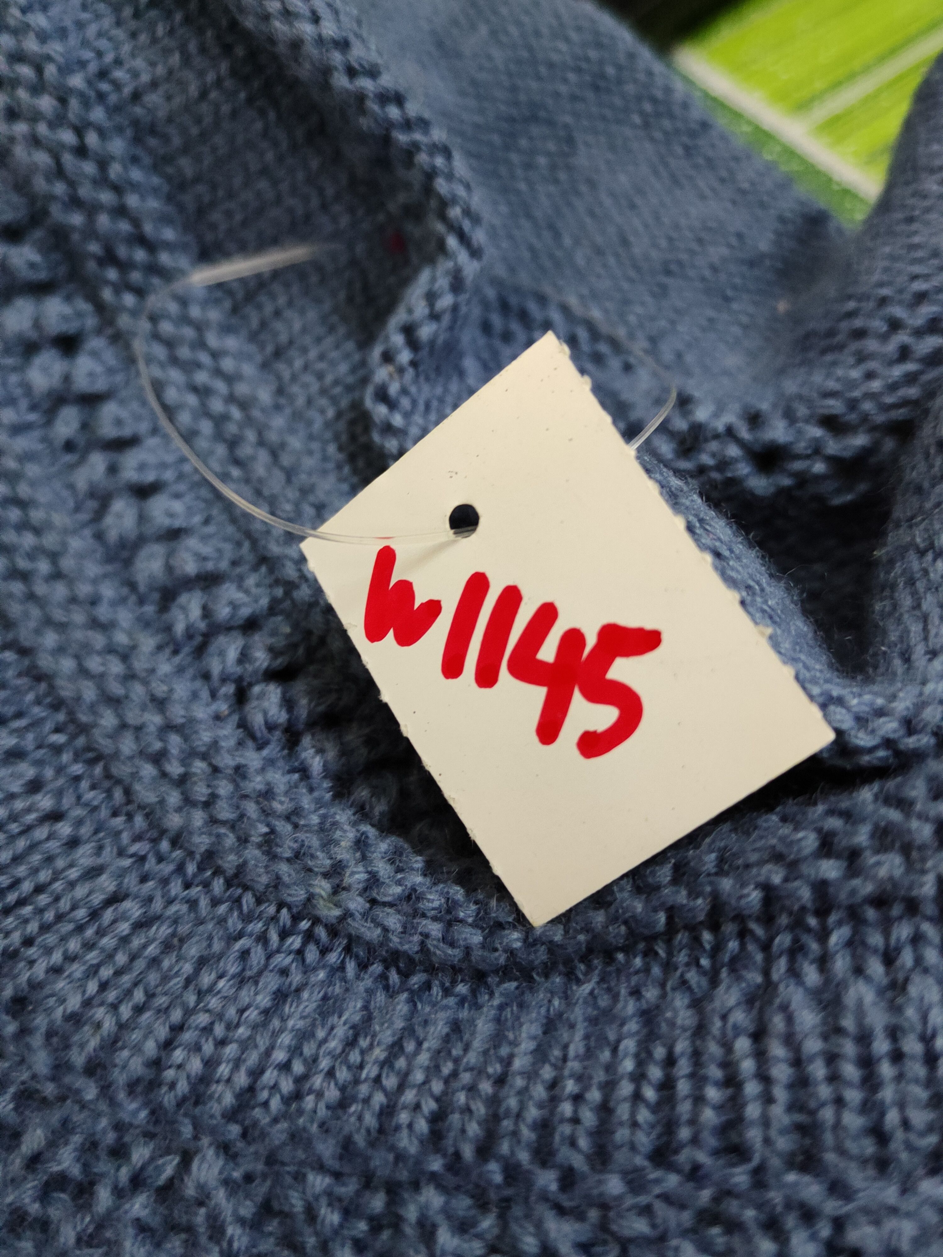 Homespun Knitwear × Japanese Brand × Vintage Japanese Brand Blue Knitwear Sweatshirts #W1145 Size L / US 10 / IT 46 - 11 Thumbnail