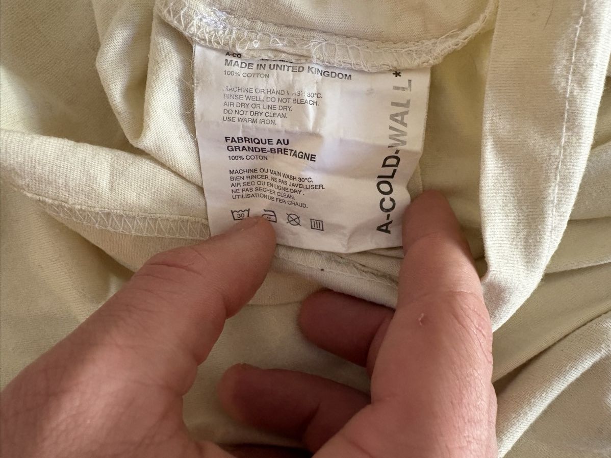 A-COLD-WALL* Oversized ACW B tee Size US XXL / EU 58 / 5 - 4 Thumbnail