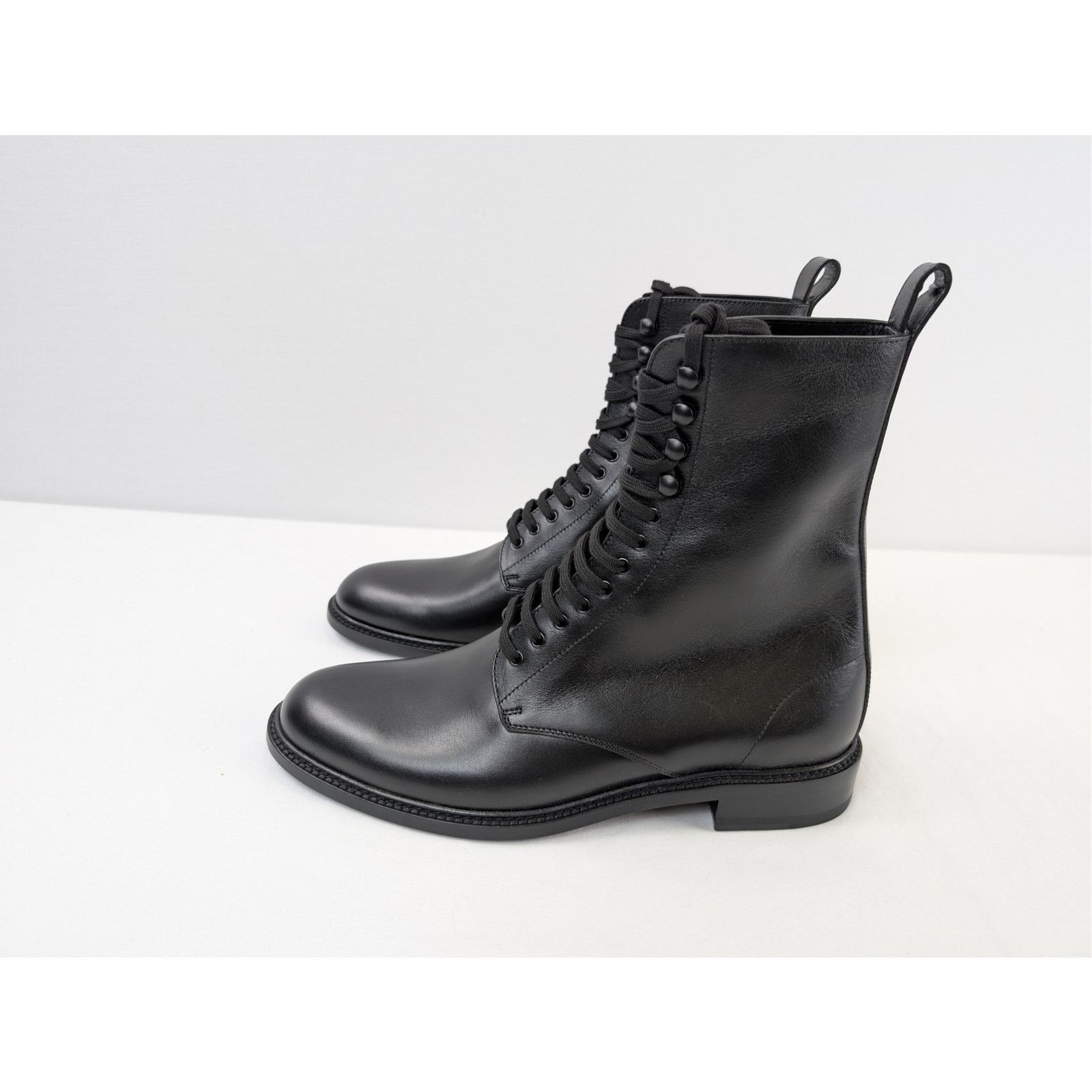 Saint Laurent Paris o1rshd1 Stalker Army 20 Lace up Boots in Nero Size US 10 / EU 43 - 10 Thumbnail