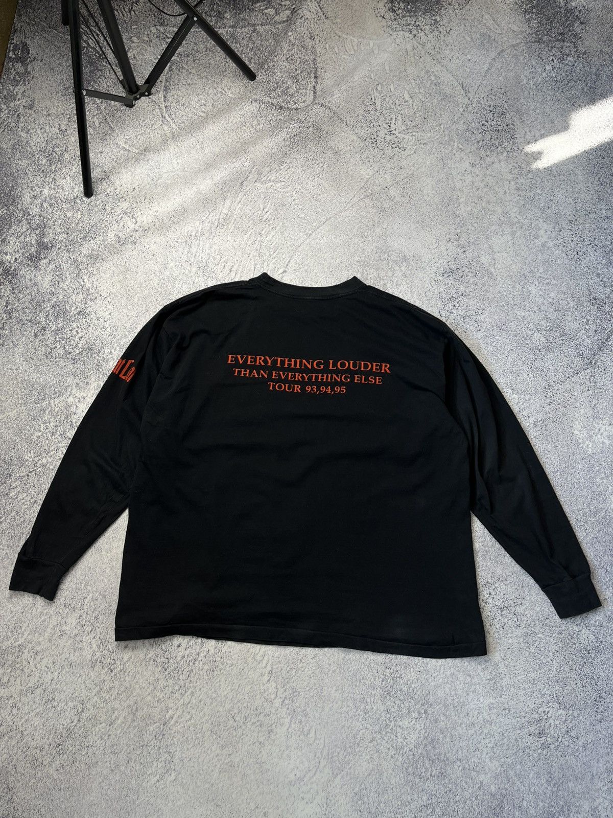 Band Tees Vintage 1993 Meat Loaf World Tour Long Sleeve T-Shirt Size US XL / EU 56 / 4 - 22 Thumbnail