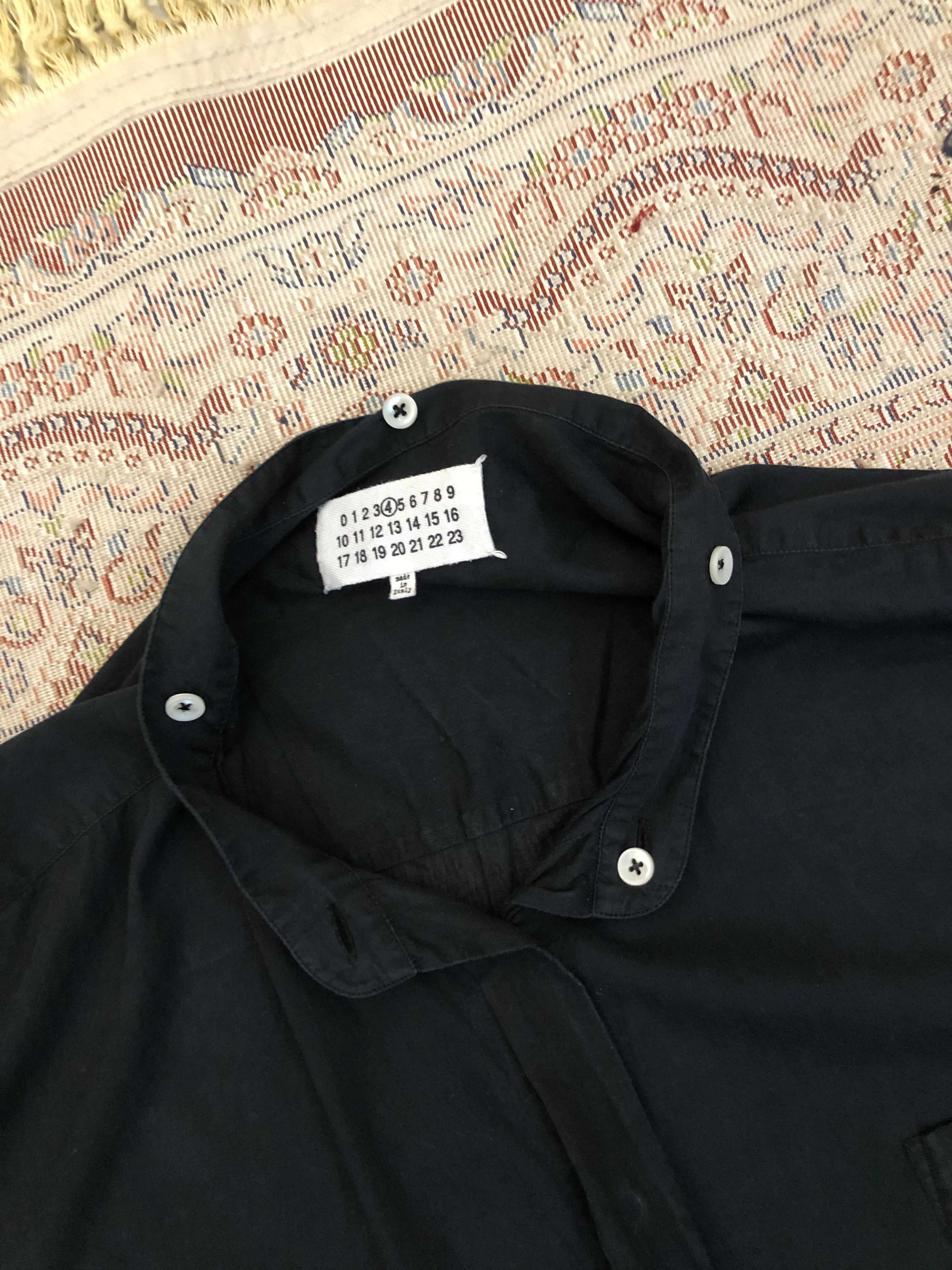 Maison Margiela Maison Martin Margiela Line 4 Black Shirt 2013,Size 40 Size S / US 4 / IT 40 - 3 Thumbnail