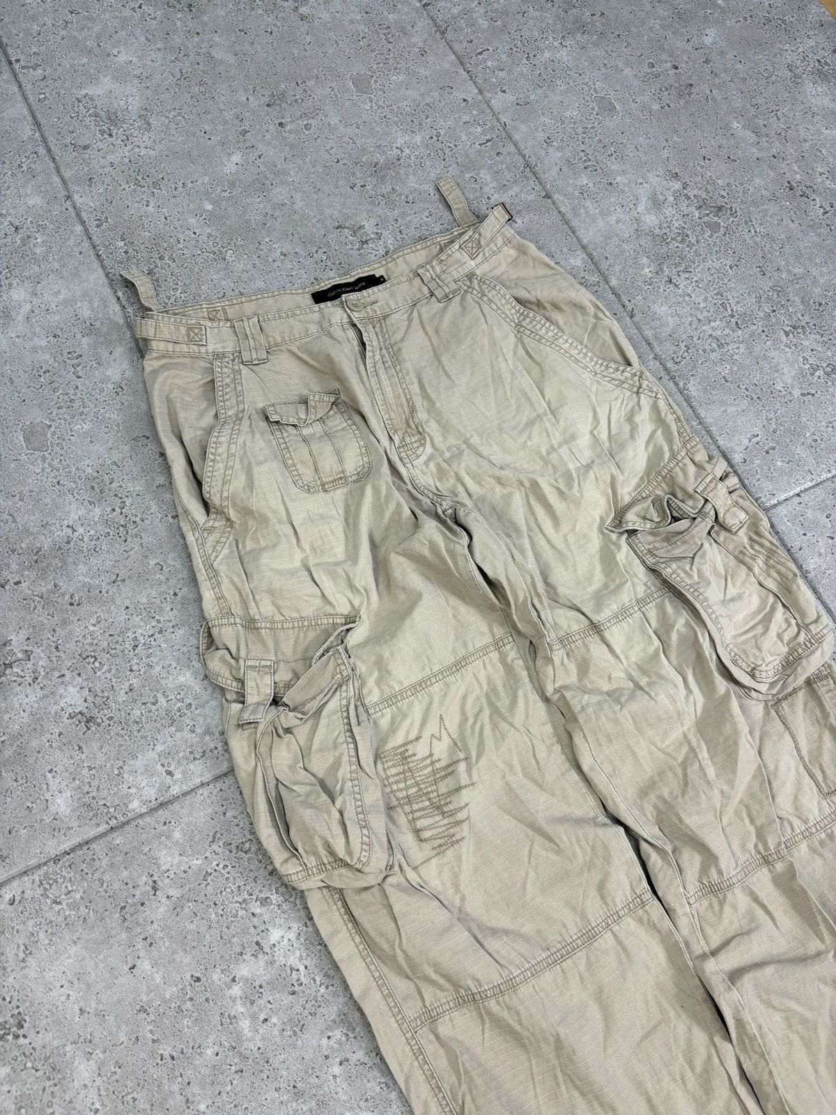 Calvin Klein × Japanese Brand × Vintage Crazy RARE Baggy Cargo Pants 2000s IfWasSixNine Style Y2K Size US 34 / EU 50 - 2 Thumbnail