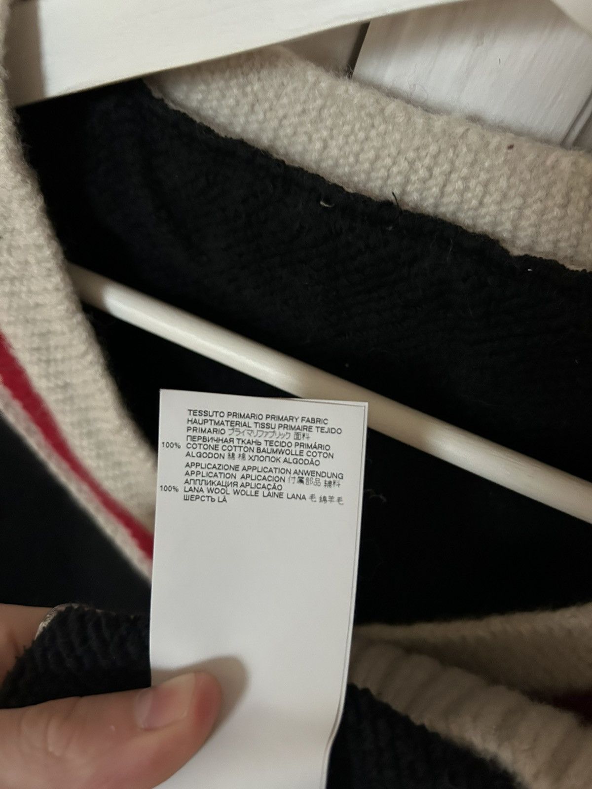 Maison Margiela AW20 Wool Appliqué Sweater Size US M / EU 48-50 / 2 - 10 Thumbnail