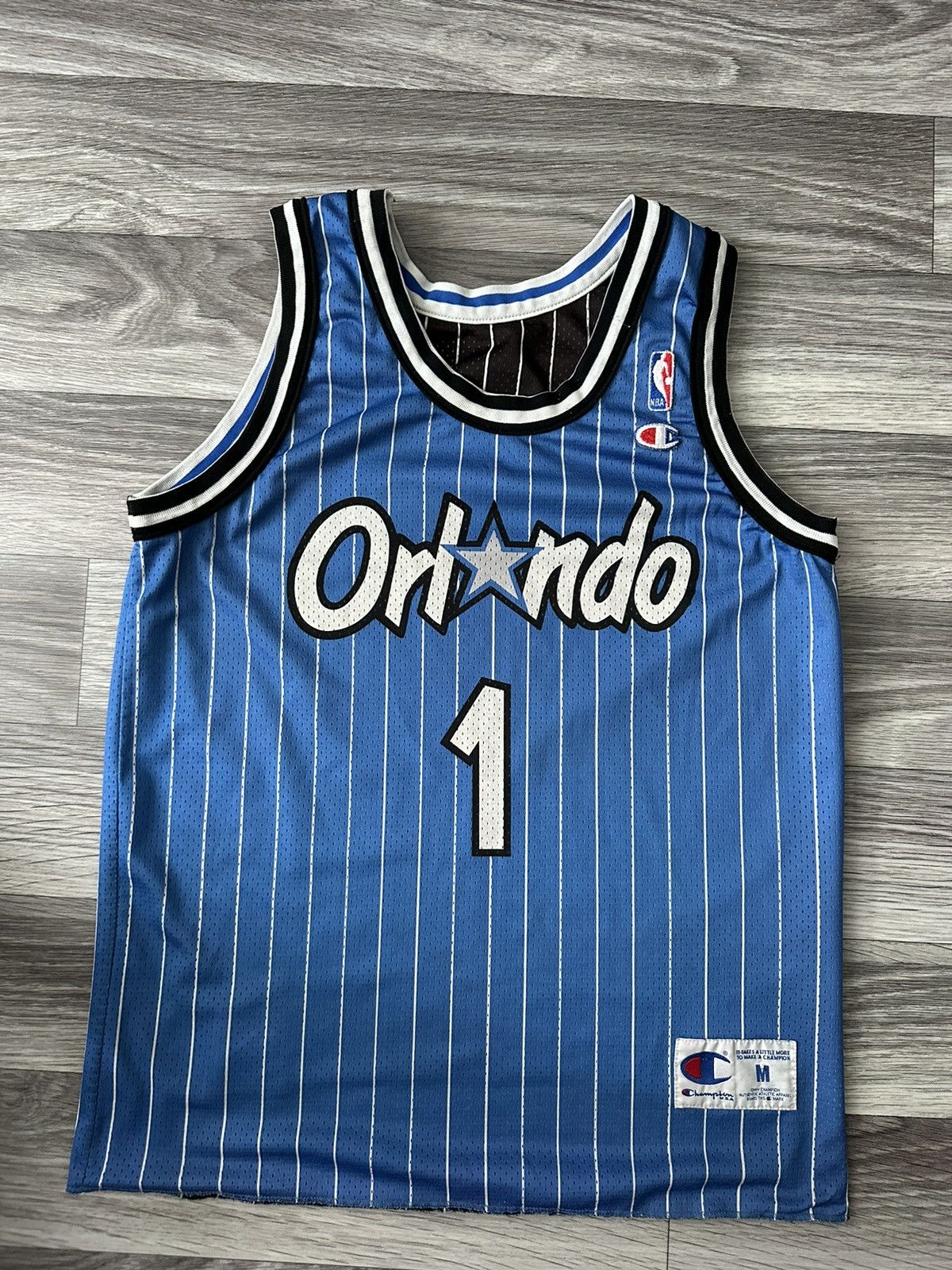 Champion Champion Orlando Magic vntg Hardaway 1 NBA Reversible jersey Size US M / EU 48-50 / 2 - 1 Thumbnail