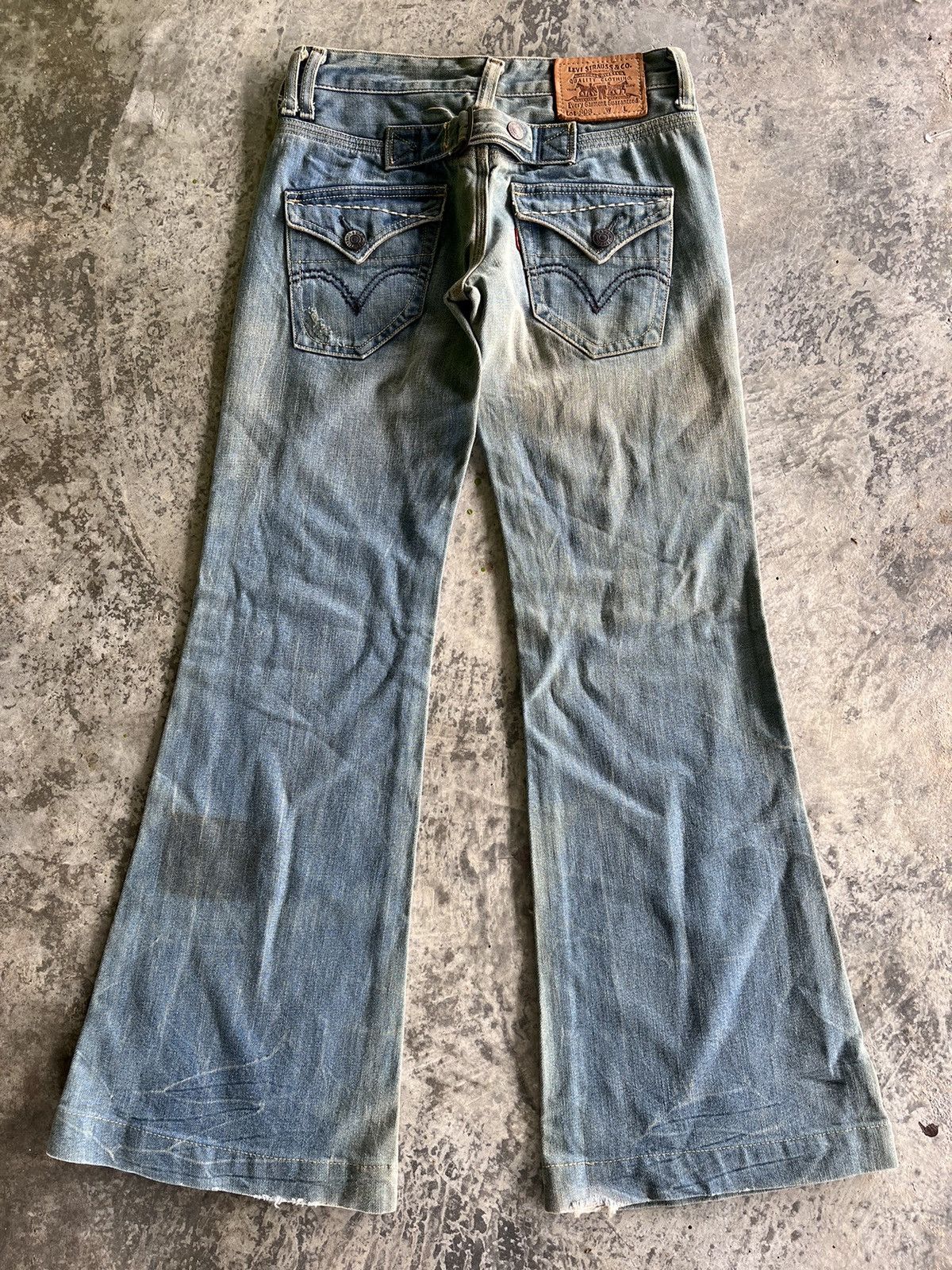 Hysteric Glamour × Levi's × Vintage Flare Distressed Levis Denim Size US 29 - 14 Thumbnail