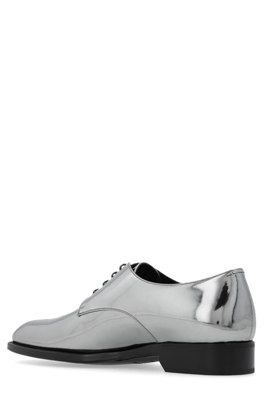 Saint Laurent Paris o1bcso1str1224 Adrien Loafer In Metallic Leather in Silver Size US 8 / EU 41 - 2 Thumbnail