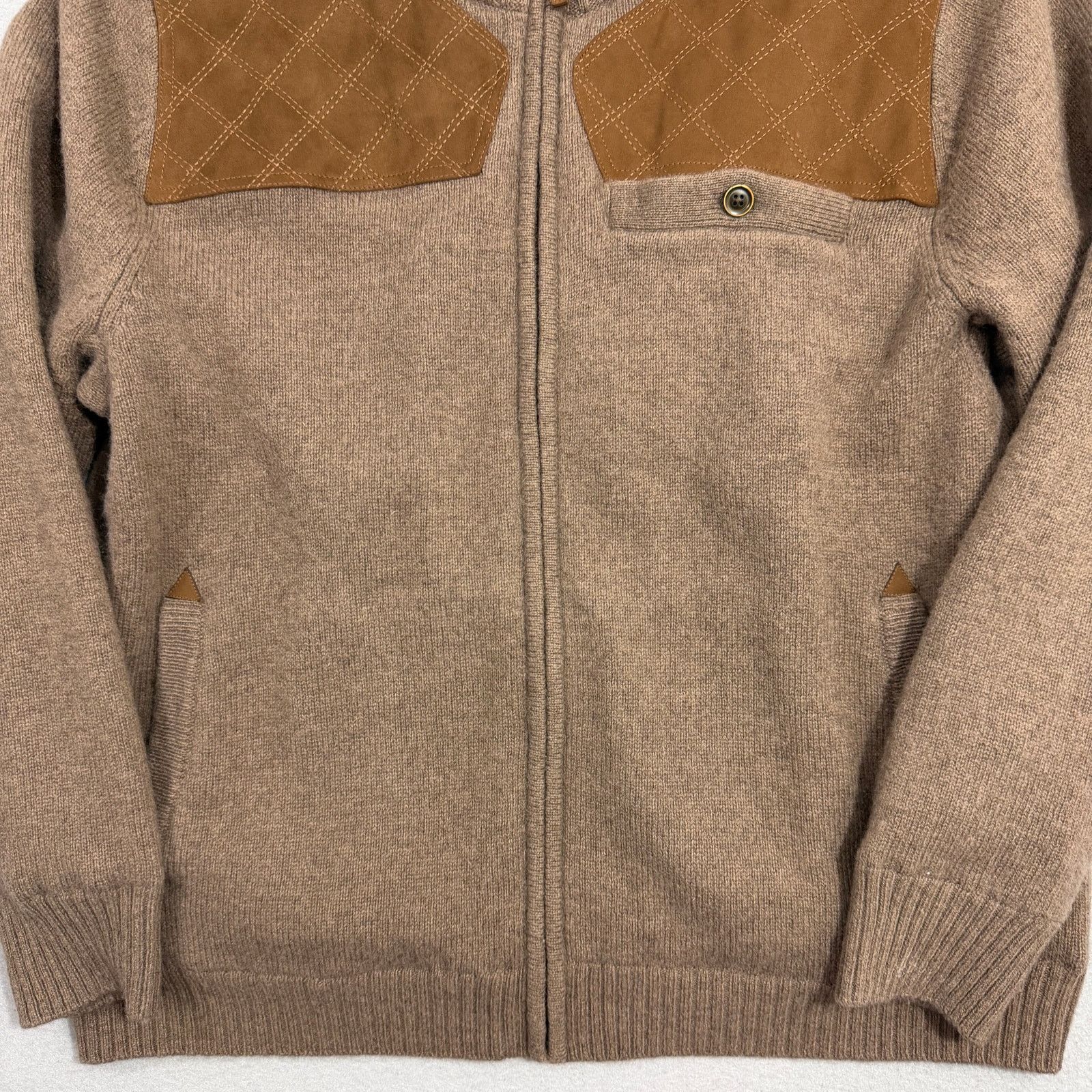 Duluth Trading Company Duluth Trading Co. Shetland Wool Windproof Sweater XL Brown Size US XL / EU 56 / 4 - 3 Thumbnail
