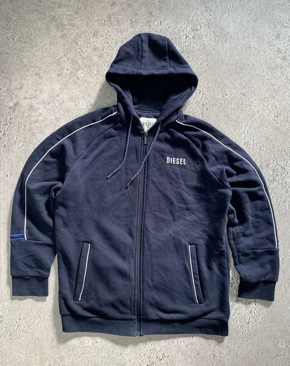 Diesel Diesel Zip Hoodie Vintage Streetwear Y2K Size US L / EU 52-54 / 3 - 7 Thumbnail
