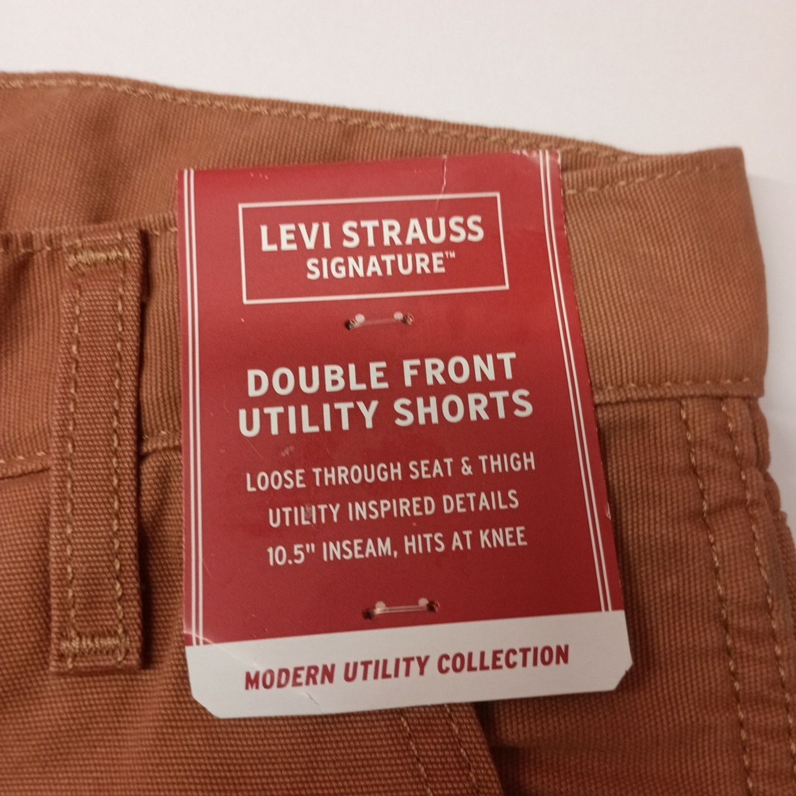 Levi's Men's Levi Strauss Rust Double Front Utility Shorts Size 28 Size US 28 / EU 44 - 2 Thumbnail