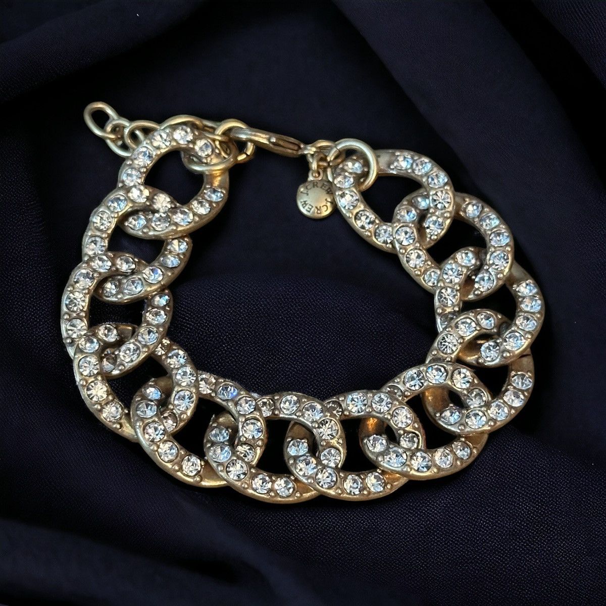 J.Crew J. Crew paved crystal chunky link bracelet Size ONE SIZE - 3 Thumbnail