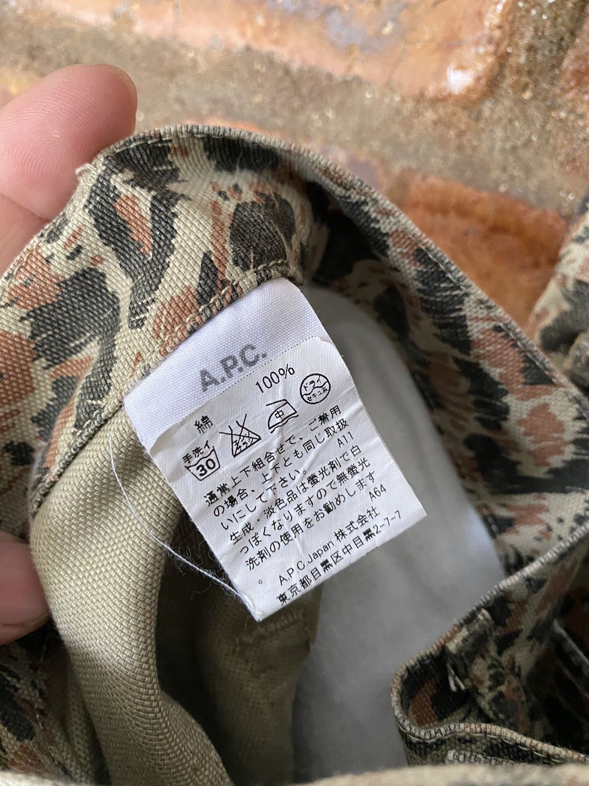 A.P.C. × Japanese Brand 2000s APC Tiger stripe Camo crop pants Size US 32 / EU 48 - 10 Thumbnail