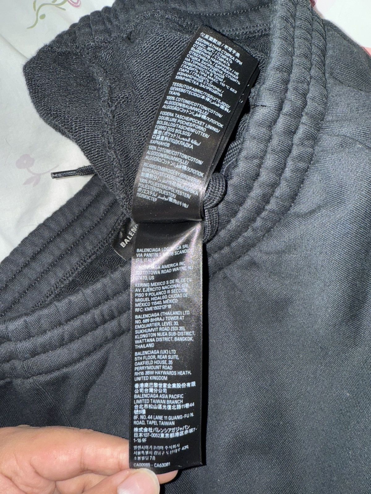 Balenciaga balenciaga black sweatpants baggy Size US 32 / EU 48 - 4 Thumbnail