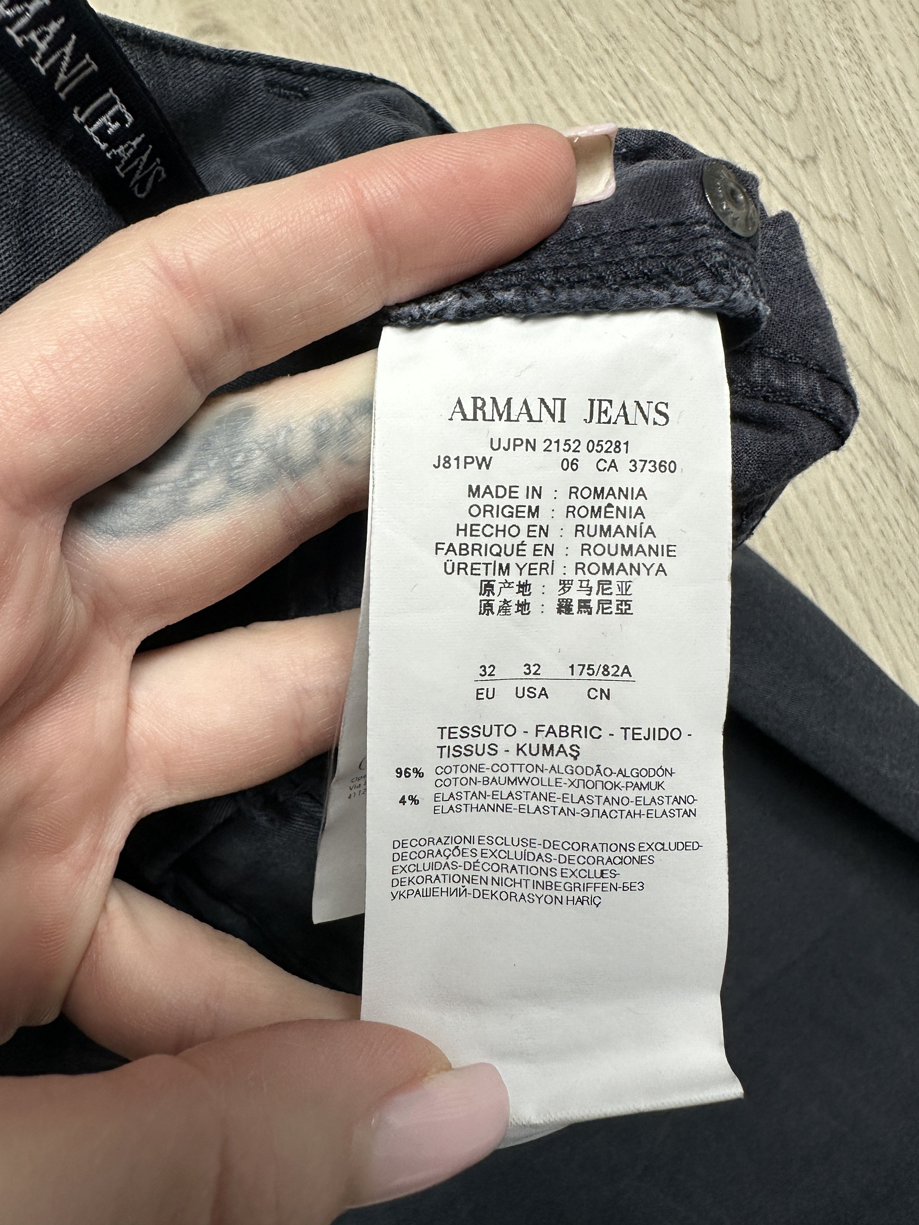 Armani Armani Jeans Vintage Mens Denim Pants Jeans Size US 32 / EU 48 - 10 Thumbnail