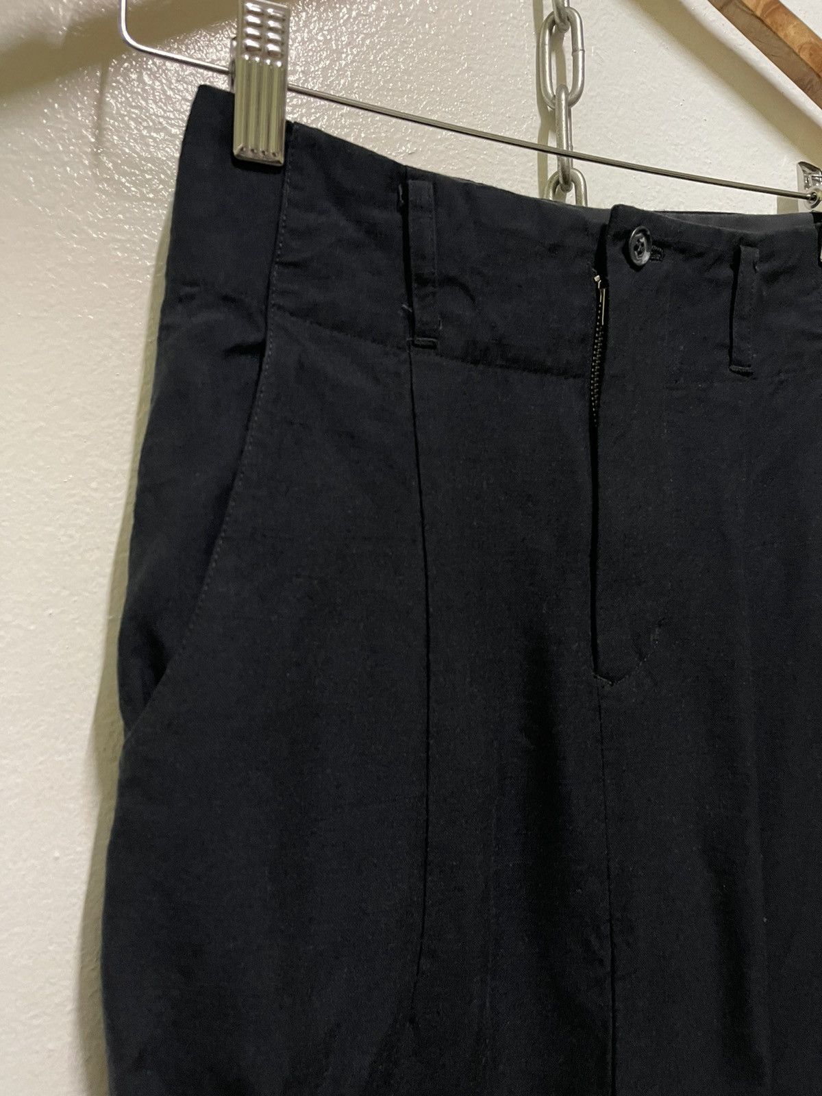 Japanese Brand Workshop Black Skirt Size 23" - 2 Thumbnail