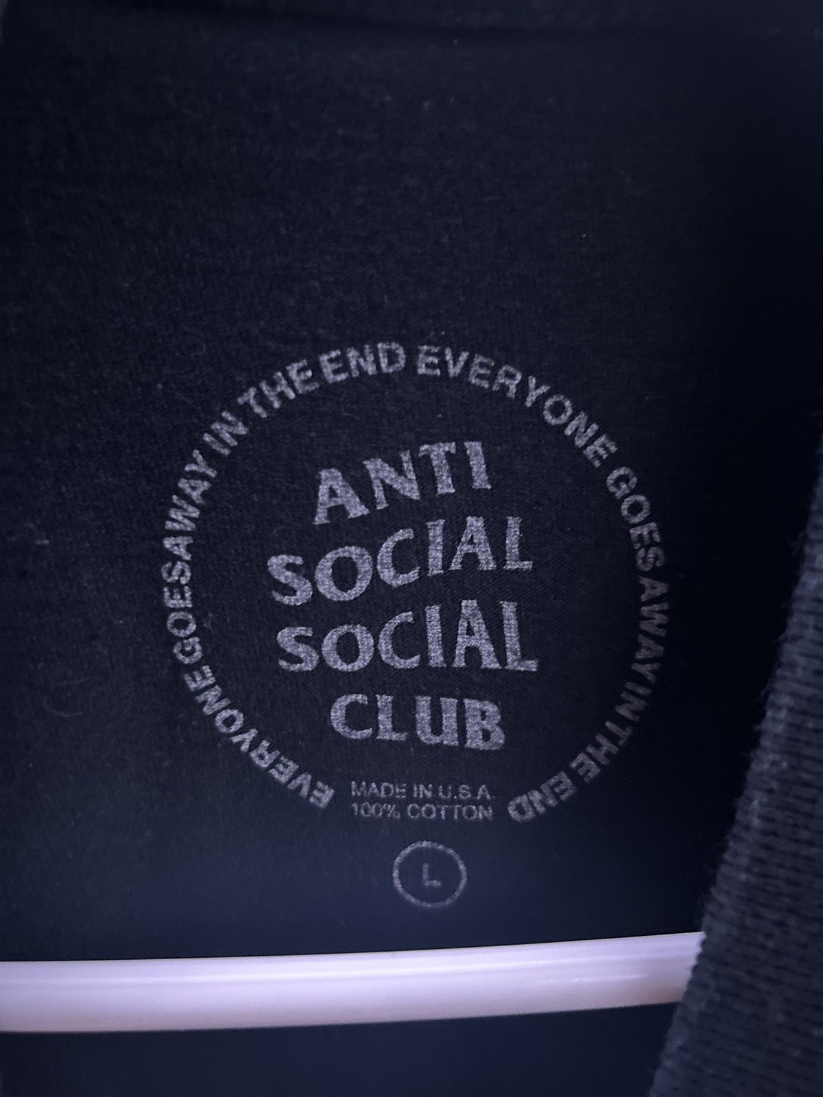 Anti Social Social Club Fragment x ASSC Blue bolt Tee (FW19) Size US L / EU 52-54 / 3 - 3 Thumbnail