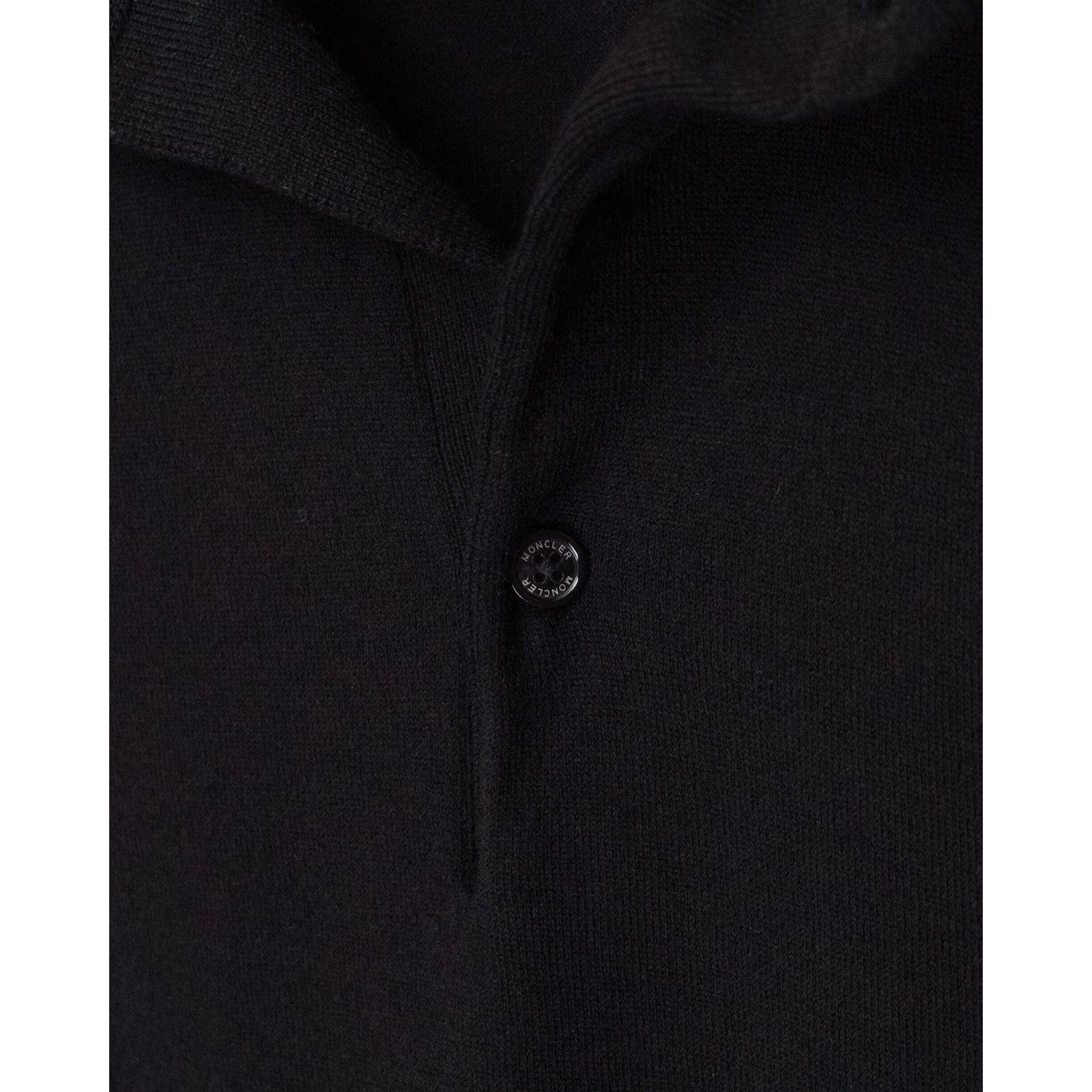 Moncler Moncler black wool polo shirt Size US S / EU 44-46 / 1 - 5 Thumbnail